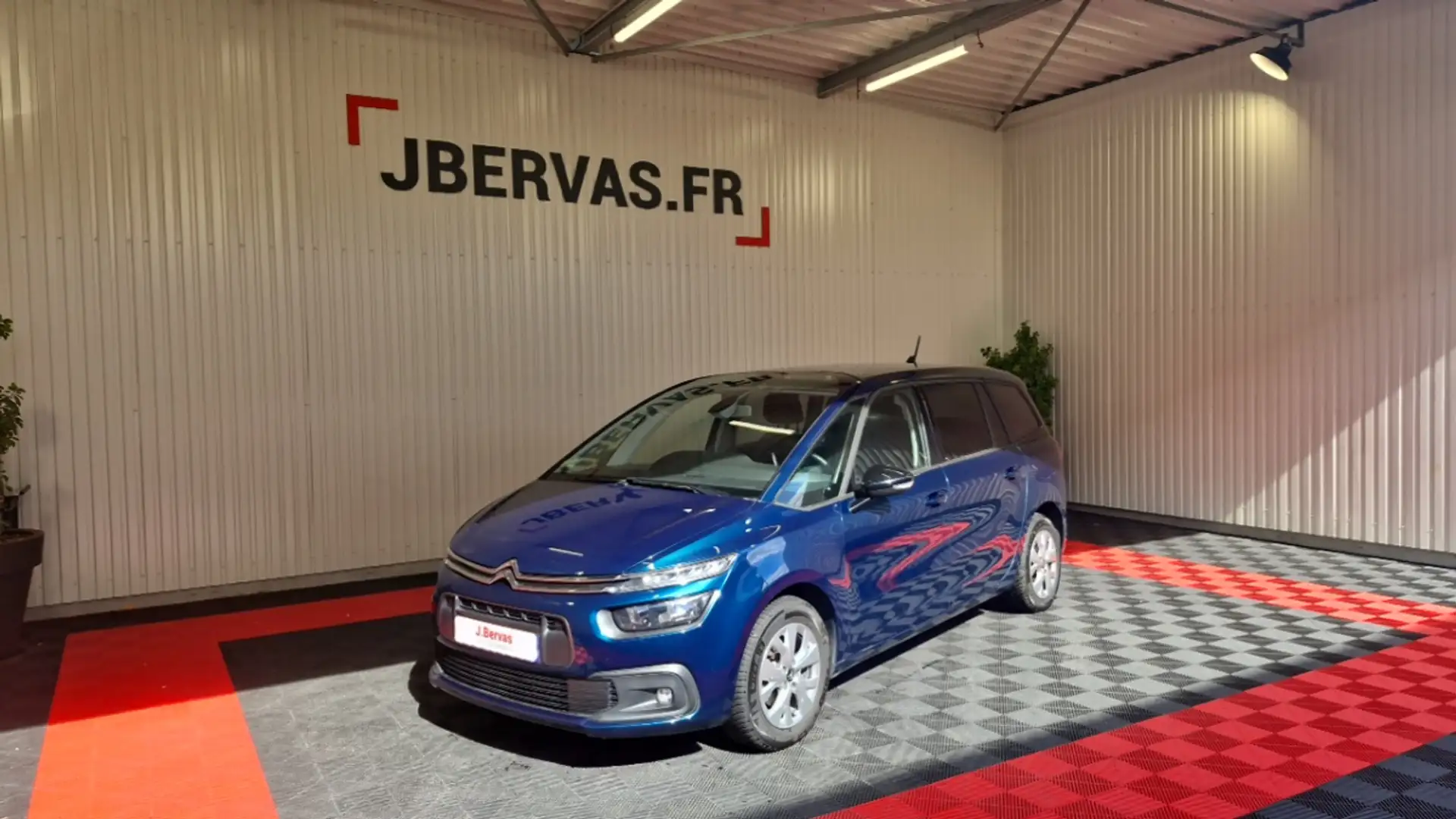 Citroen Grand C4 SpaceTourer bluehdi 130 ss eat8 business Bleu - 1
