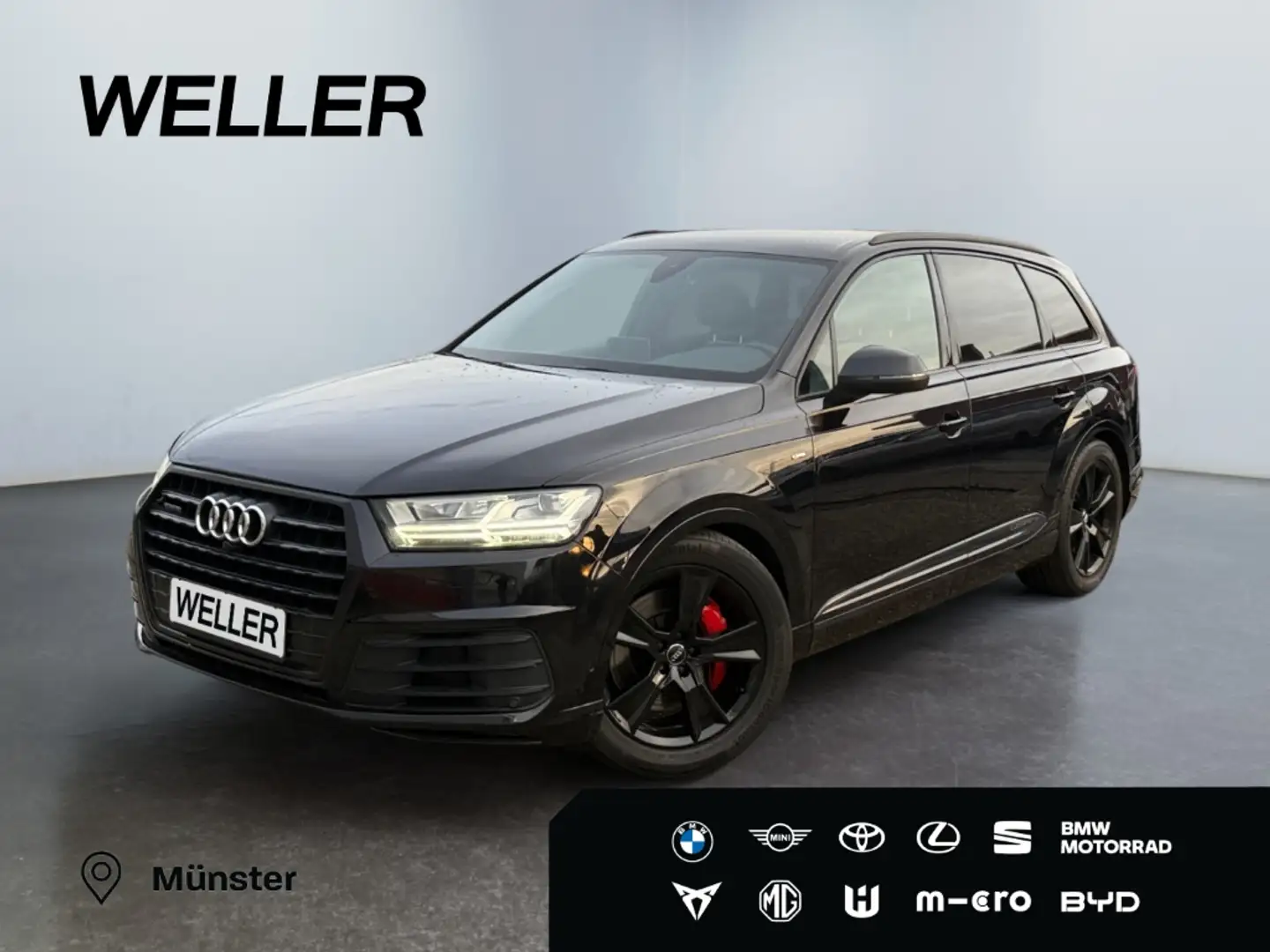 Audi Q7 50 TDI qu tip. S-line *LED*AHK*7-Si*Luft* Schwarz - 1