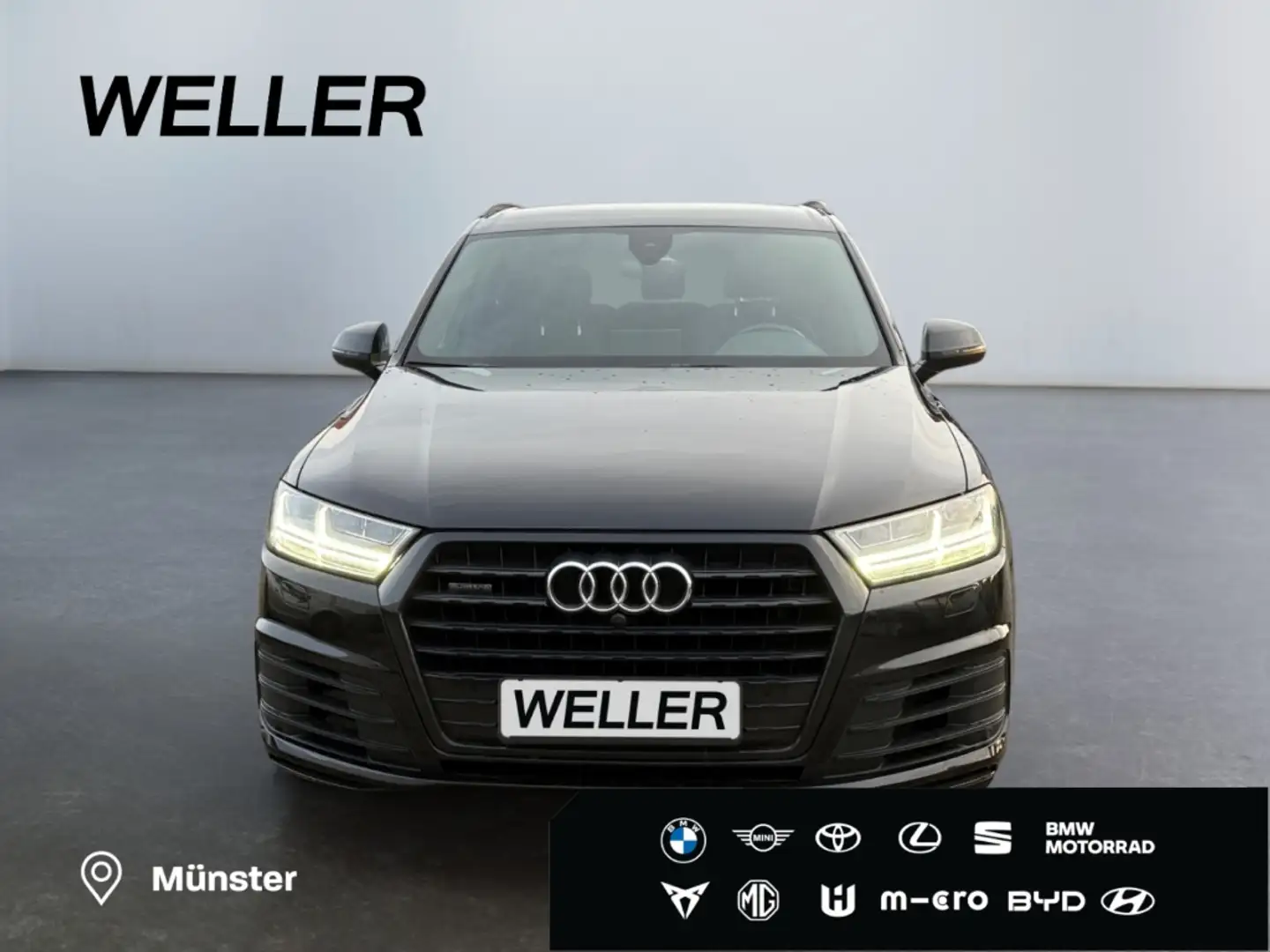 Audi Q7 50 TDI qu tip. S-line *LED*AHK*7-Si*Luft* Schwarz - 2