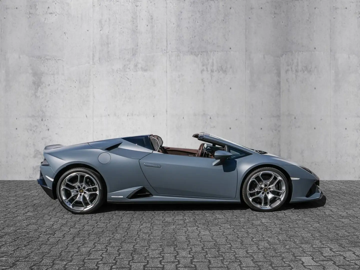 Lamborghini Huracán EVO Spyder Grigio Telesto Matt, Sensonum Gris - 2