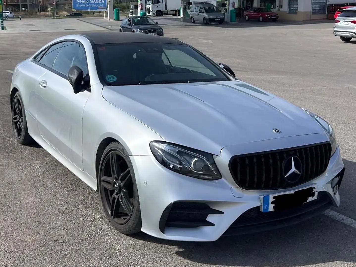 Mercedes-Benz E 220 E Coupé 220d 9G-Tronic Plateado - 1