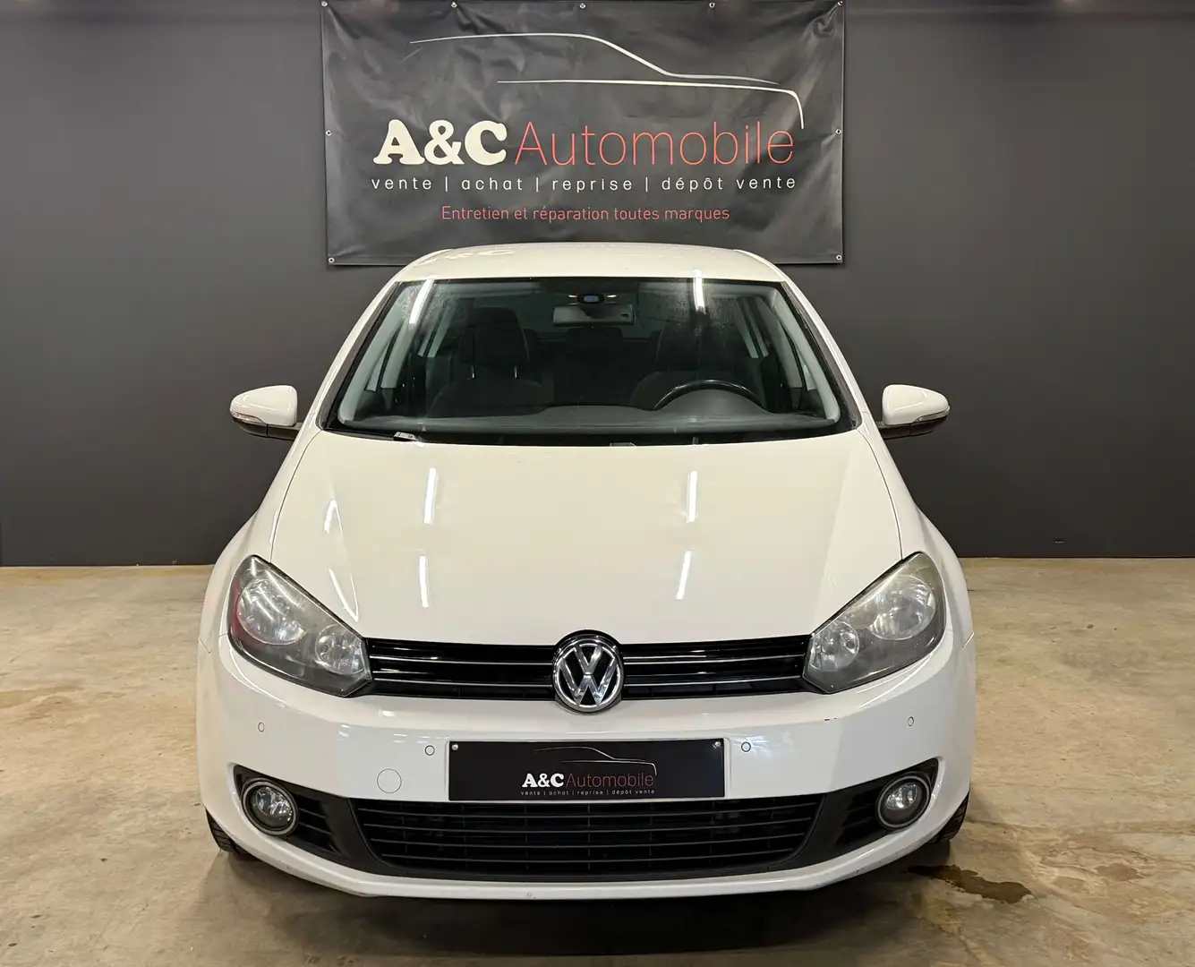 Volkswagen Golf 1.6 CR TDi  DSG Blanc - 2
