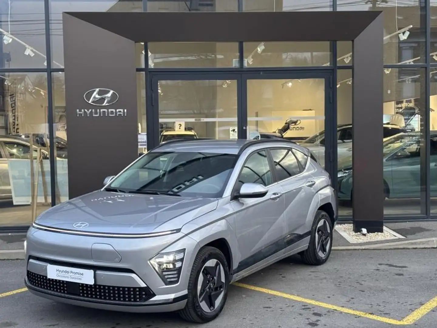 Hyundai KONA Electric 48kWh - 156ch Creative Silber - 1