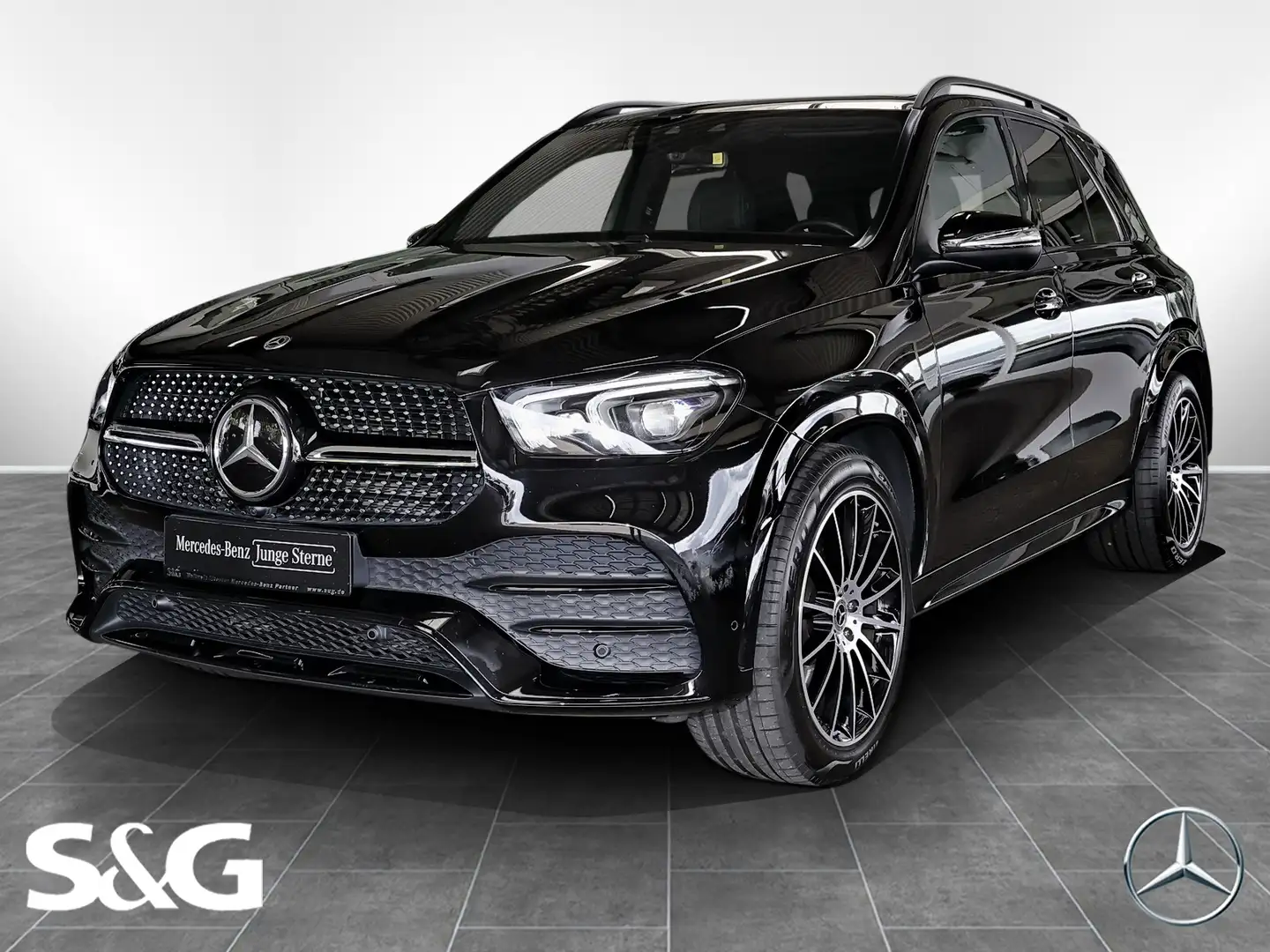 Mercedes-Benz GLE 450 4MATIC 360°+AHK+Pano+HUD+Keyless-Go+21 Black - 1