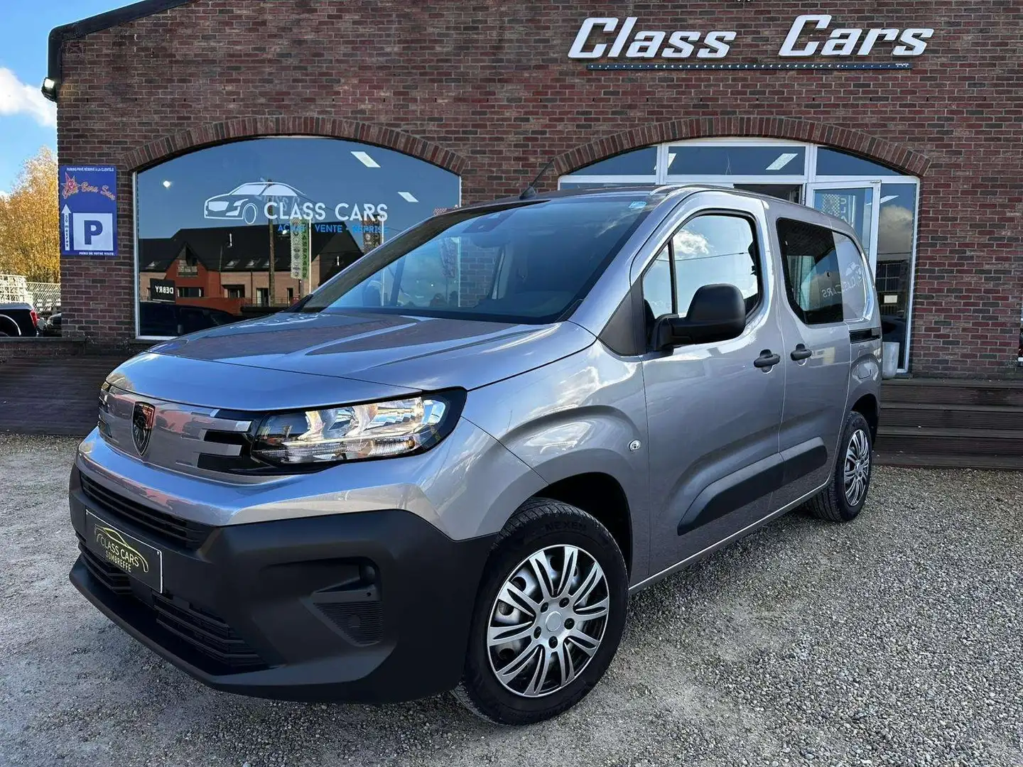 Peugeot Partner 1.5 BlueHDi UTILITAIRE 3 PLACES CARPLAY EUR6d Gris - 1