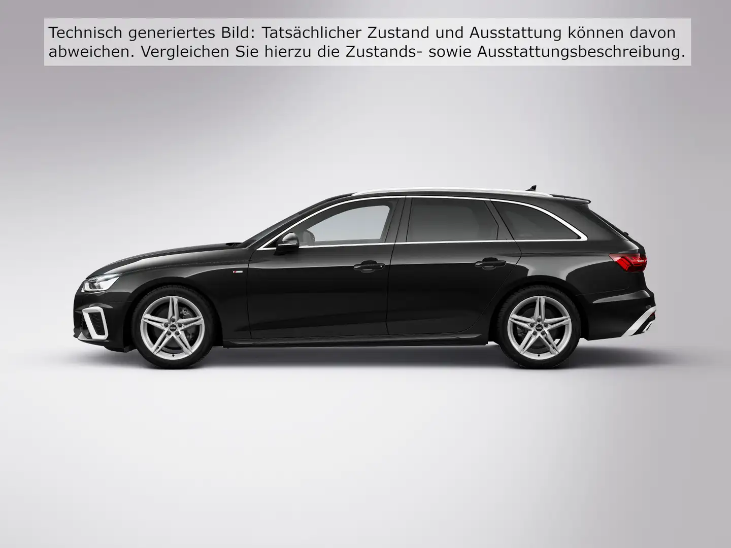 Audi A4 40 TDI Q 2x S LINE MATRIX NAVI KAMERA T Schwarz - 2
