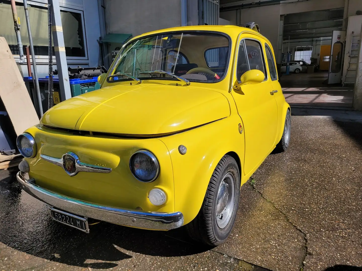 Fiat 500 Abarth Sarı - 1