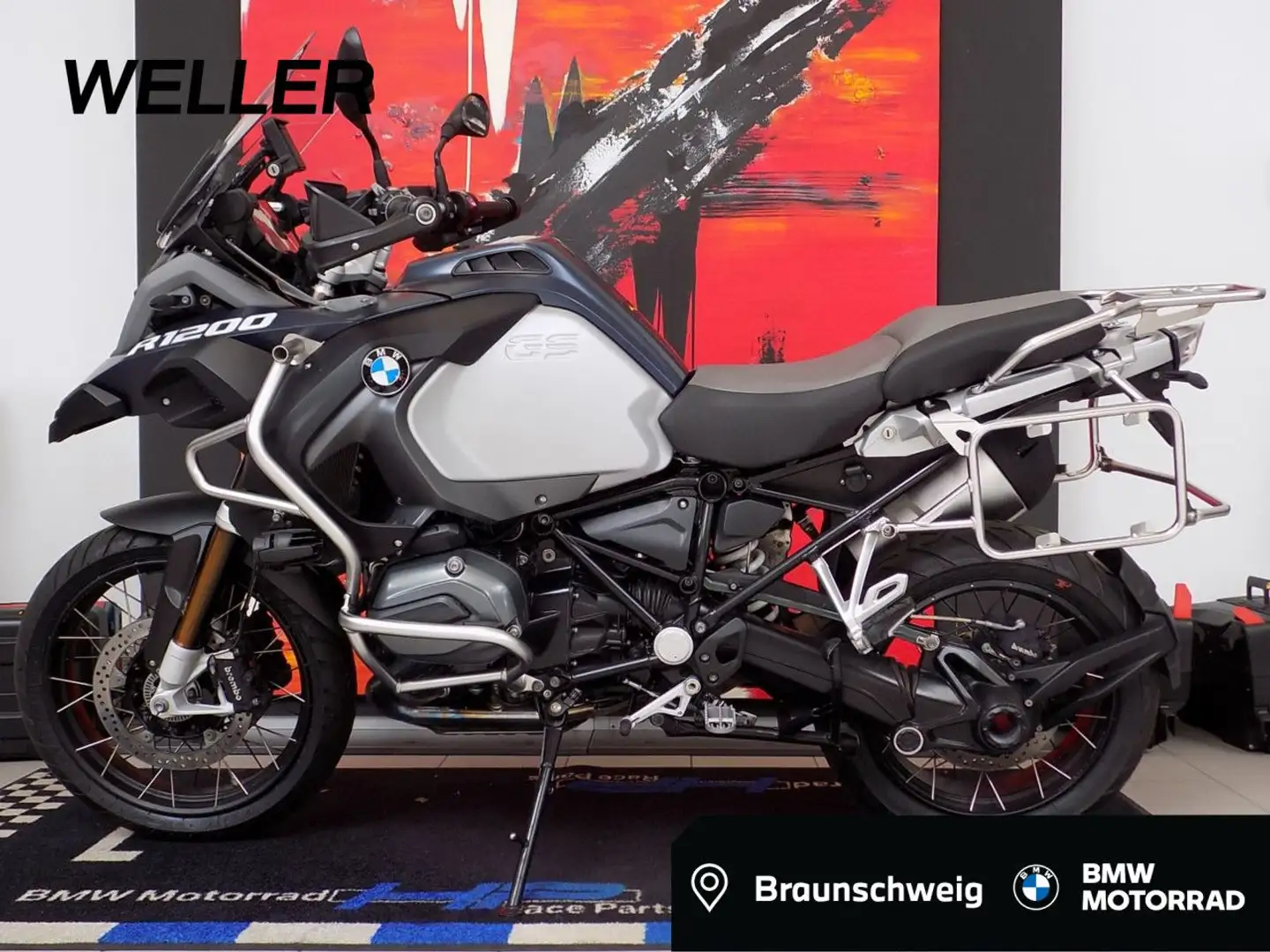 BMW R 1200 GS Adventure ABS LED Heizgriffe Blau - 1