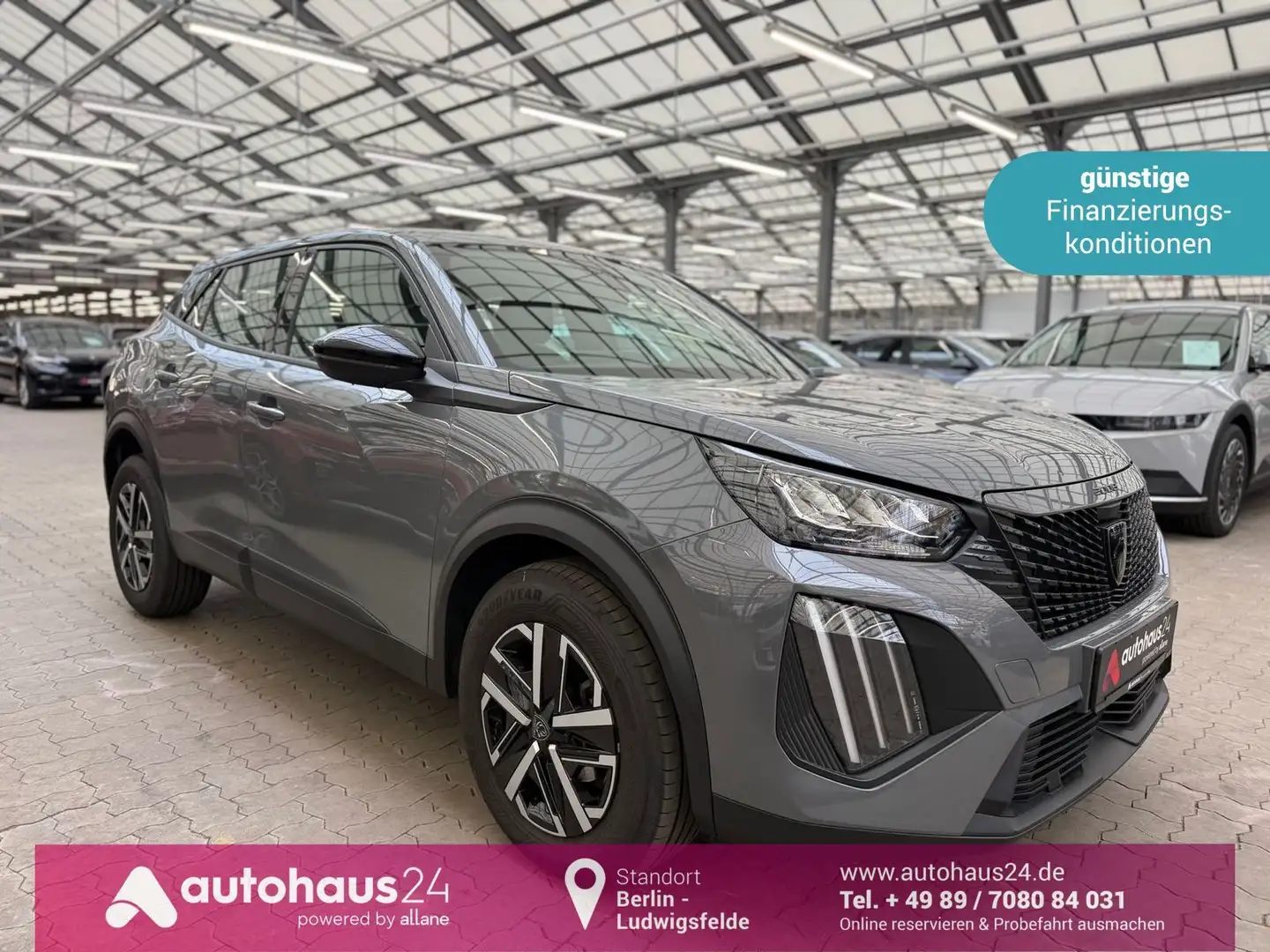 Peugeot 2008 1.2 PureTech  100 Active| Grau - 1