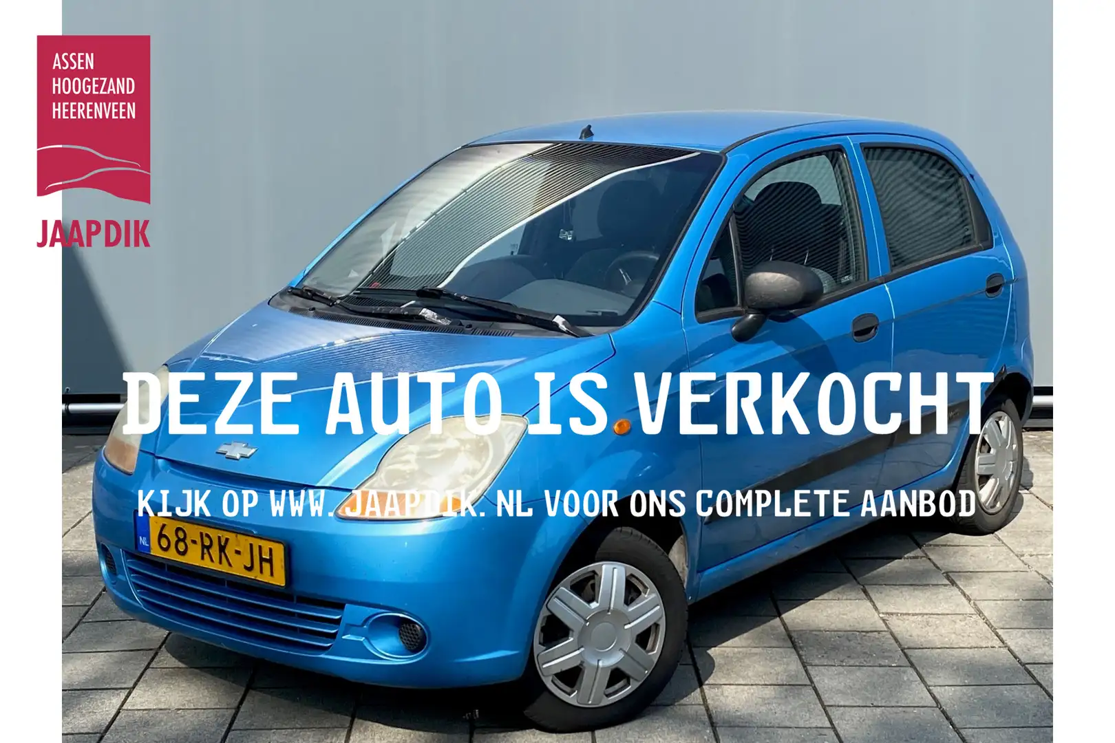 Chevrolet Matiz BWJ 2005 | 1.0 67PK Style | APK TOT 11-5-2026 | ST Azul - 1