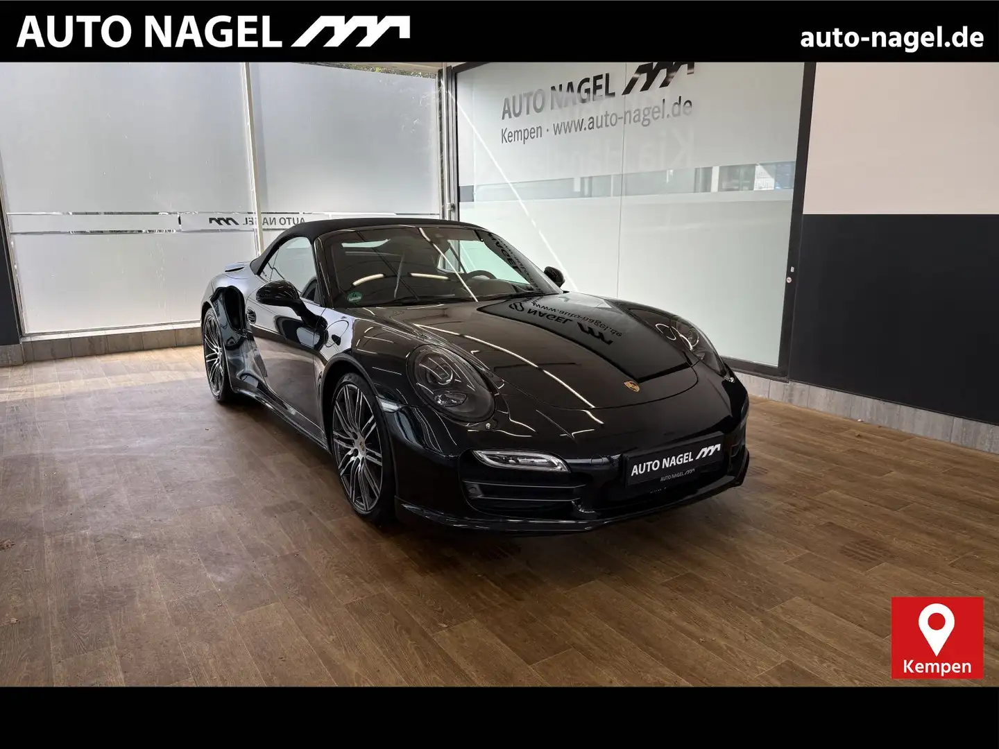 Porsche 991 911 Turbo 3.8 Cabrio +Memory+PDLS+BOSE+Kamera+ Schwarz - 1