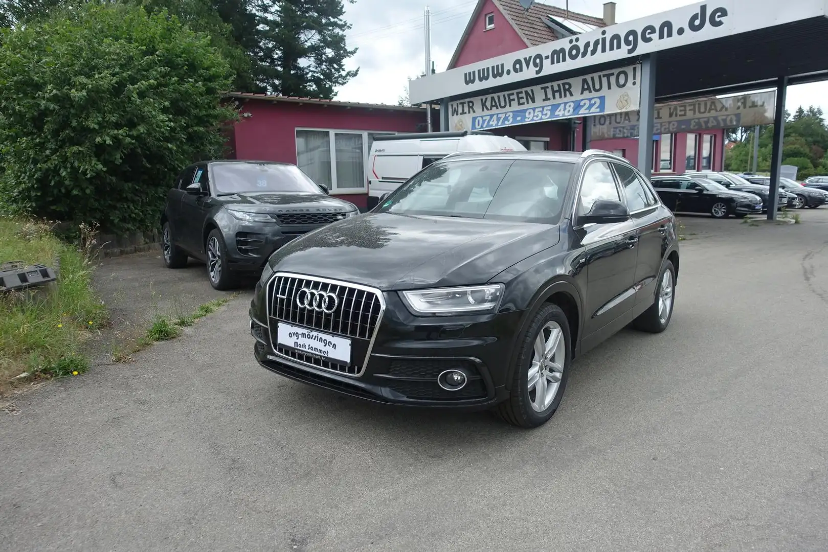 Audi Q3 2.0 TDI quattro 2.0 16V TDI , S-Line Schwarz - 1
