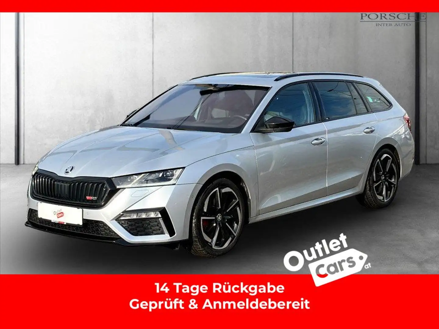 Skoda Octavia Combi 2.0 TDI RS MATRIX+AHK+LED+NAVI+RFK Silber - 1