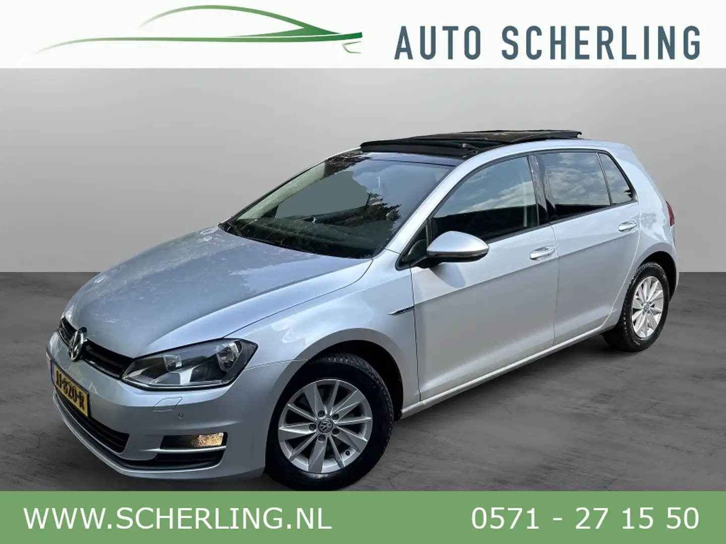 Volkswagen Golf 1.4 TSI 150pk 5-drs. Schuif/Kanteldak, Navi, Stoel Grau - 1