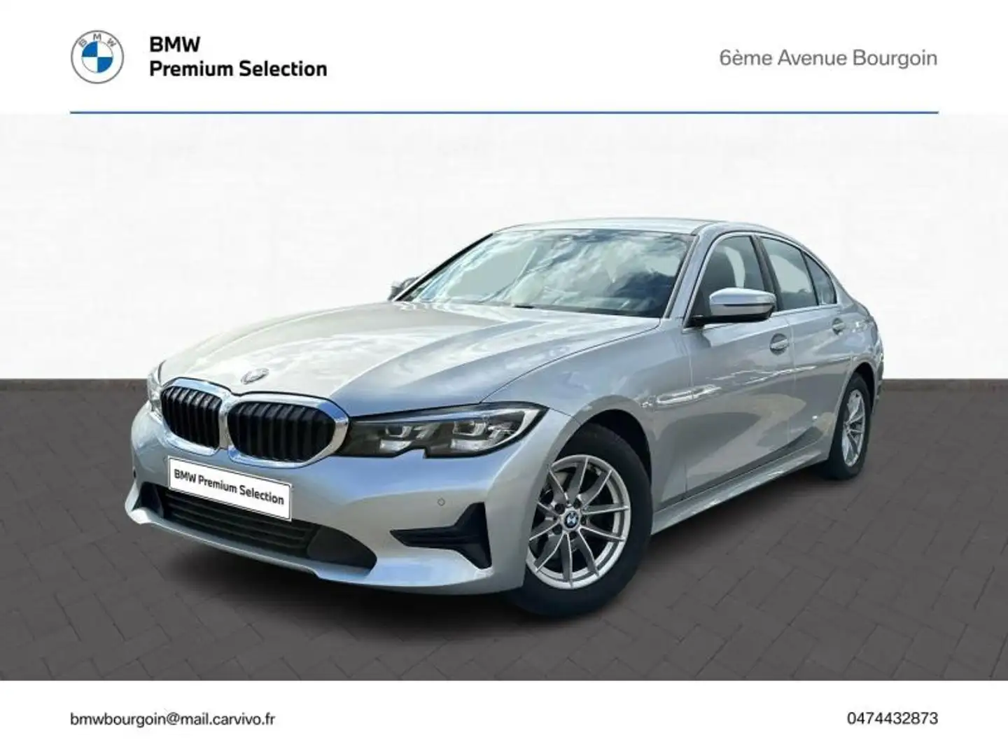 BMW 318 318dA 150ch Business Design Argent - 1