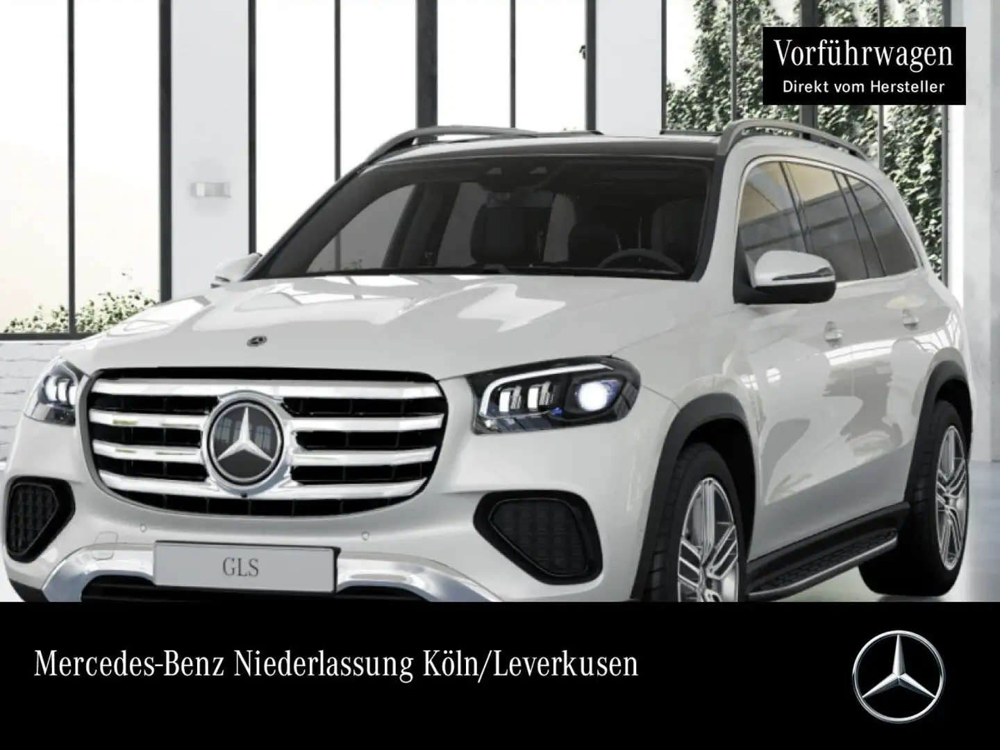 Mercedes-Benz GLS 450 4M PANO+360+AHK+MULTIBEAM+FAHRASS+STHZG+9G Weiß - 1