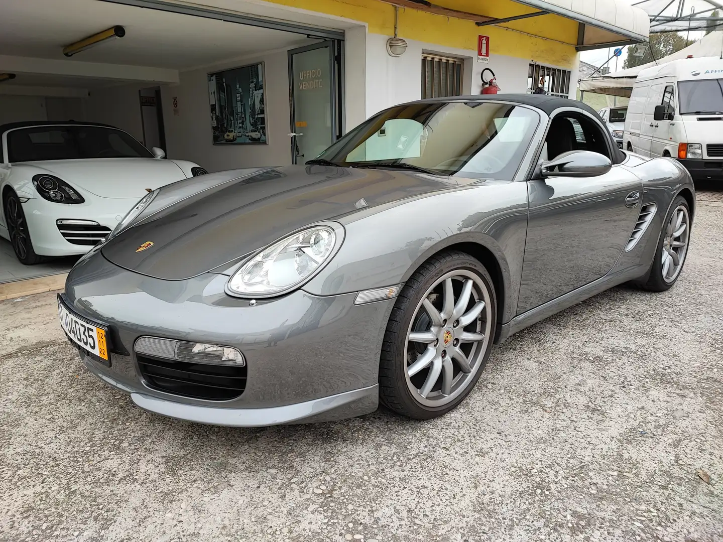 Porsche Boxster (987) Pack Sport-Navi-Pelle-Book Service Porsche Grigio - 1