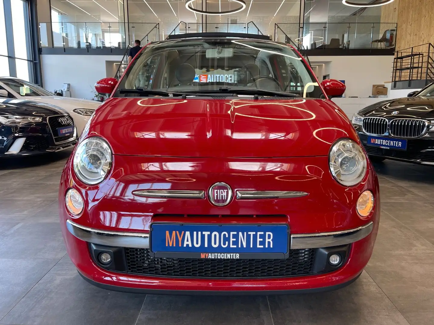 Fiat 500C 0.9 Twinair Dualogic-Aut Lounge*1.HAND*NAVI Rot - 2