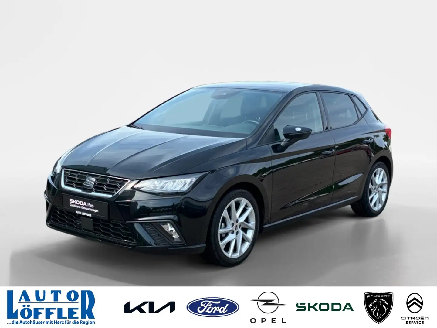 SEAT Ibiza FR #LED #Klimaauto #NeuwagenGarantie2028 Klima Schwarz - 1