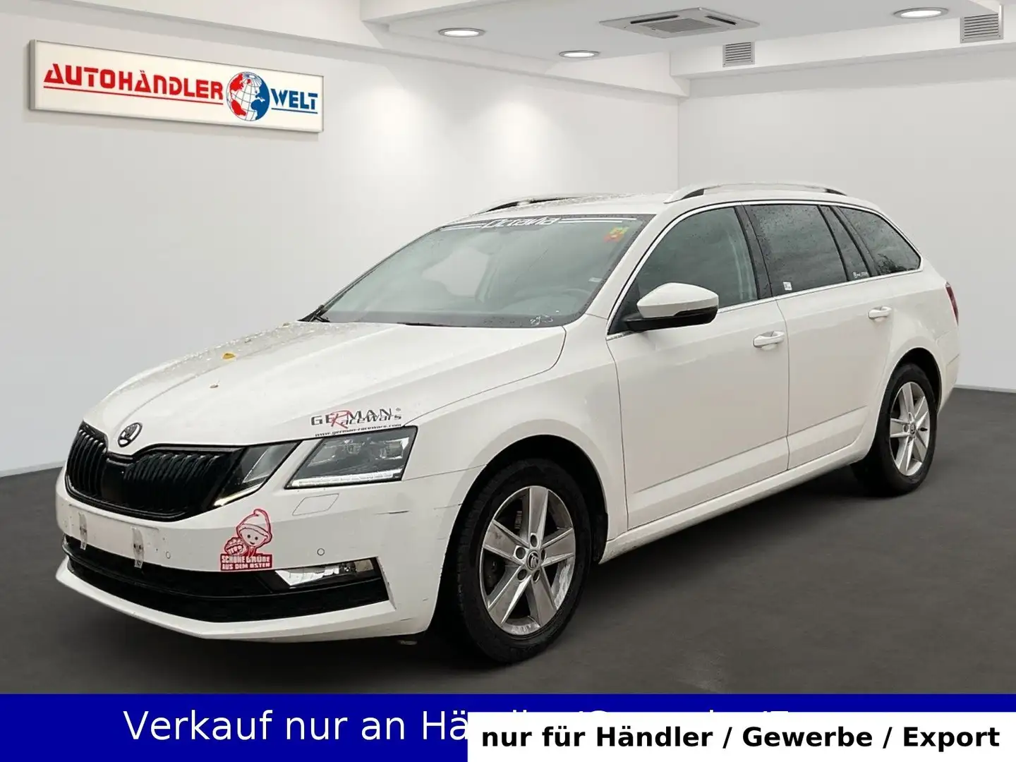 Skoda Octavia Kombi 1.6 TDI AAC LED PDC Navi T-Leder Bílá - 1
