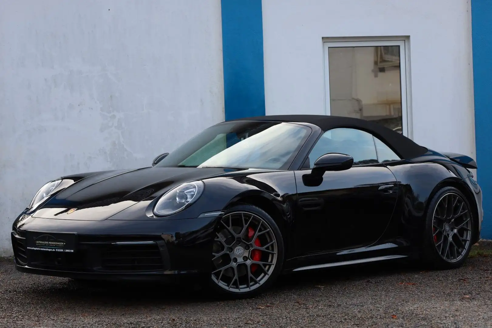 Porsche 992 Carrera 4 S Cabriolet/APPROVED/CARBON/Sp-Aga Negro - 2