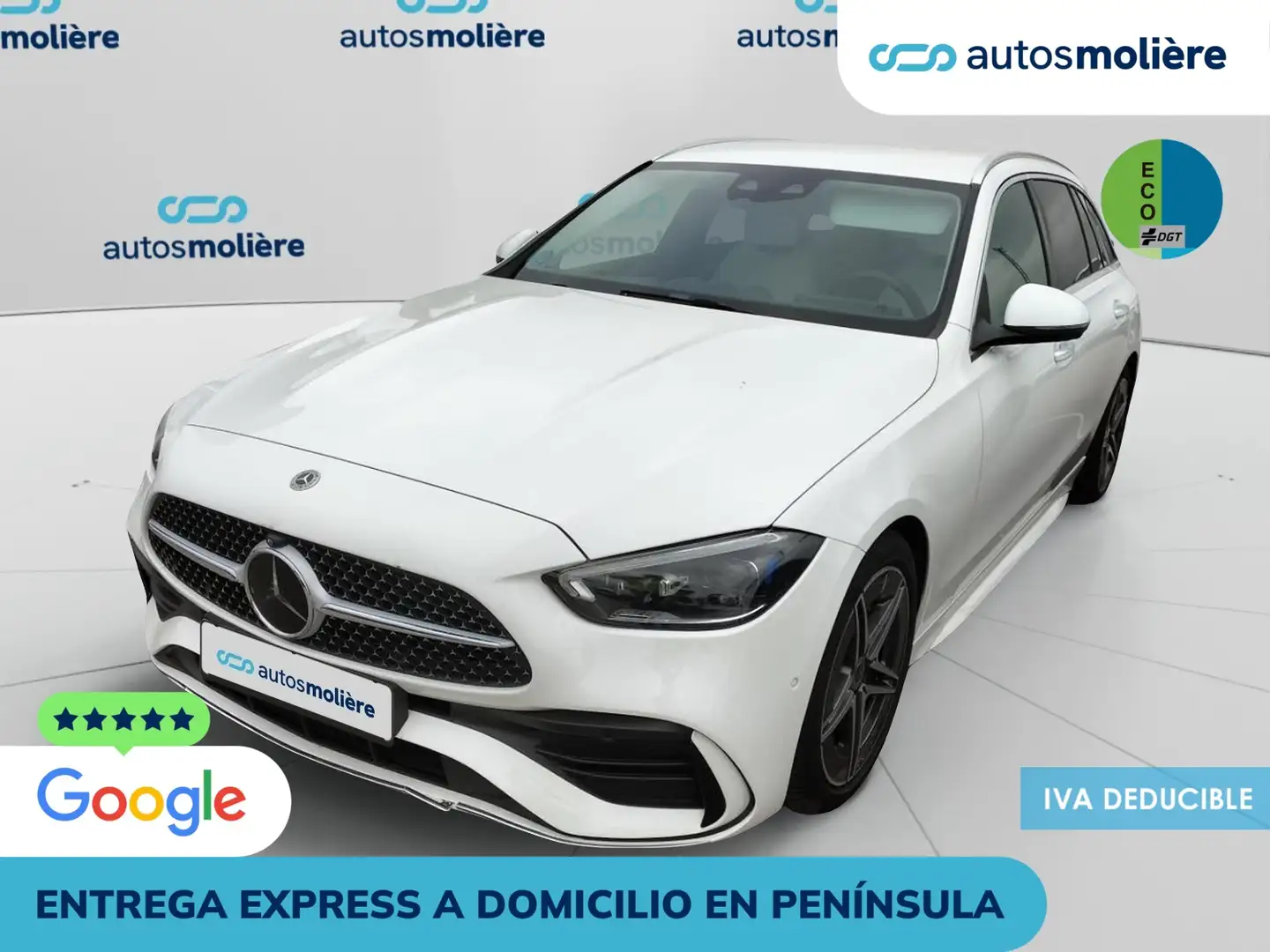 Mercedes-Benz C 220 Estate 220d 9G-Tronic Blanco - 1