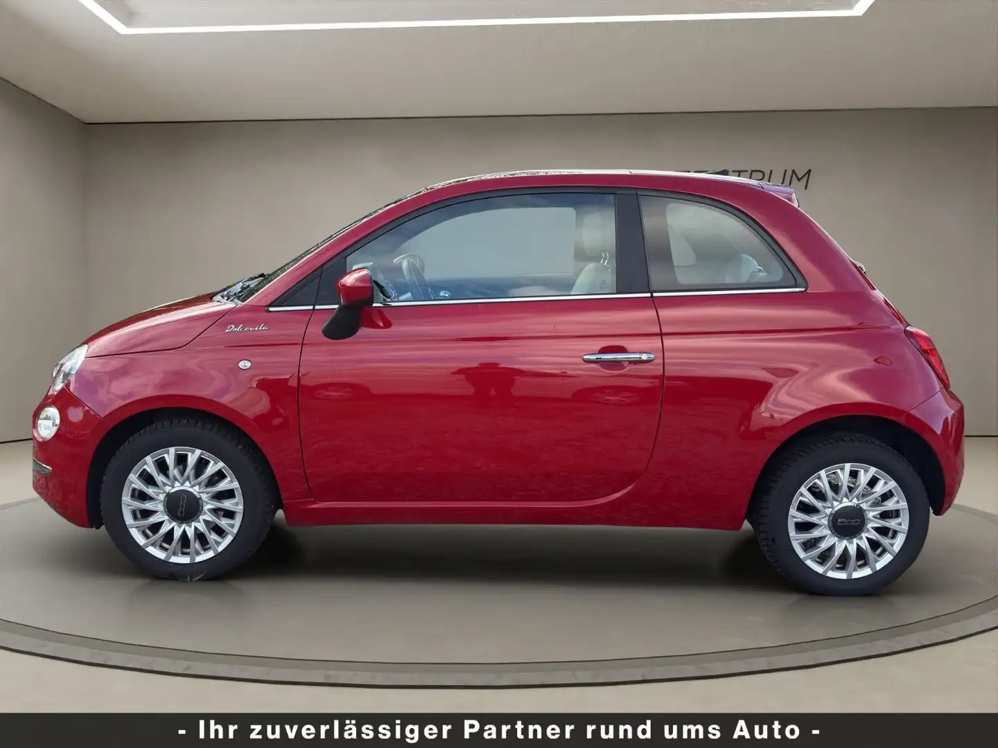 Fiat 500 DolceVita 1.2 |KLIMA|1HAND|BLUETOOTH|PANO| Rouge - 2