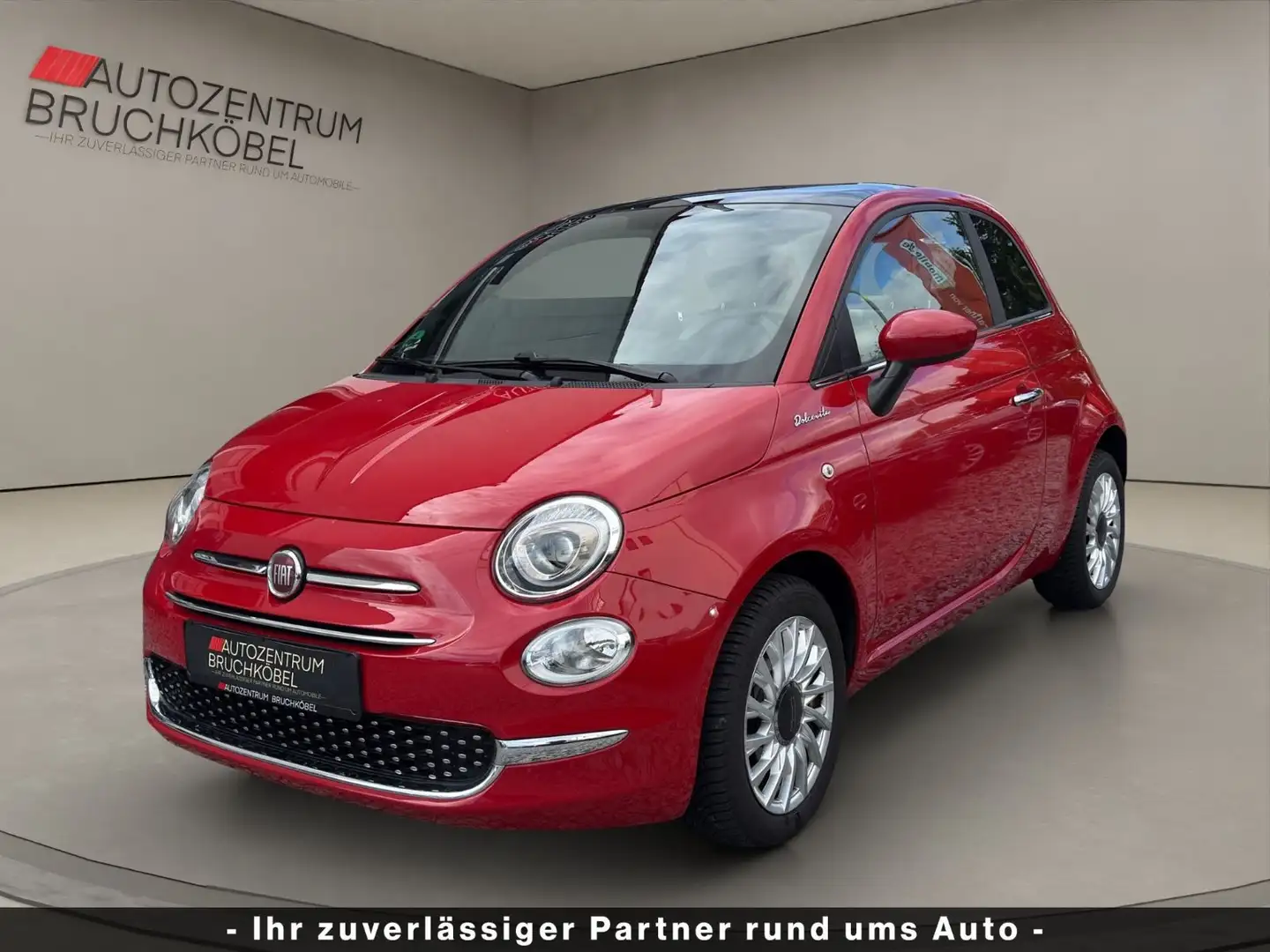 Fiat 500 DolceVita 1.2 |KLIMA|1HAND|BLUETOOTH|PANO| Rouge - 1
