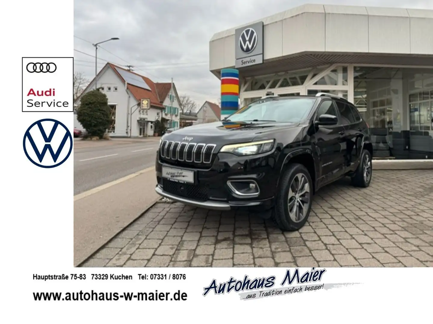 Jeep Cherokee Overland 4WD Schwarz - 1