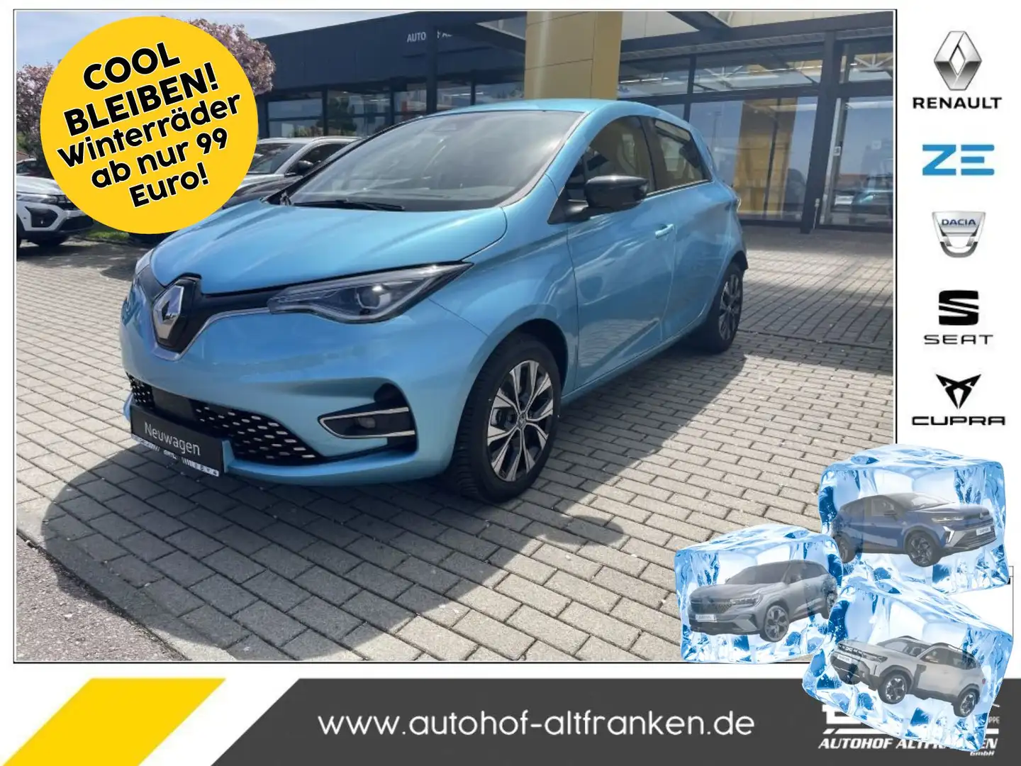 Renault ZOE E-Tech 100% el. E-Tech 100% elektrisch Blau - 1