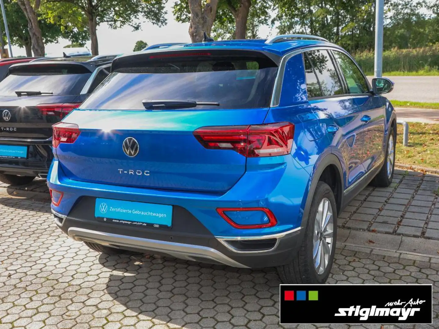 Volkswagen T-Roc Style TSI 1.0 +Navi+SITZHG+VOLL-LED+PDC Blau - 2