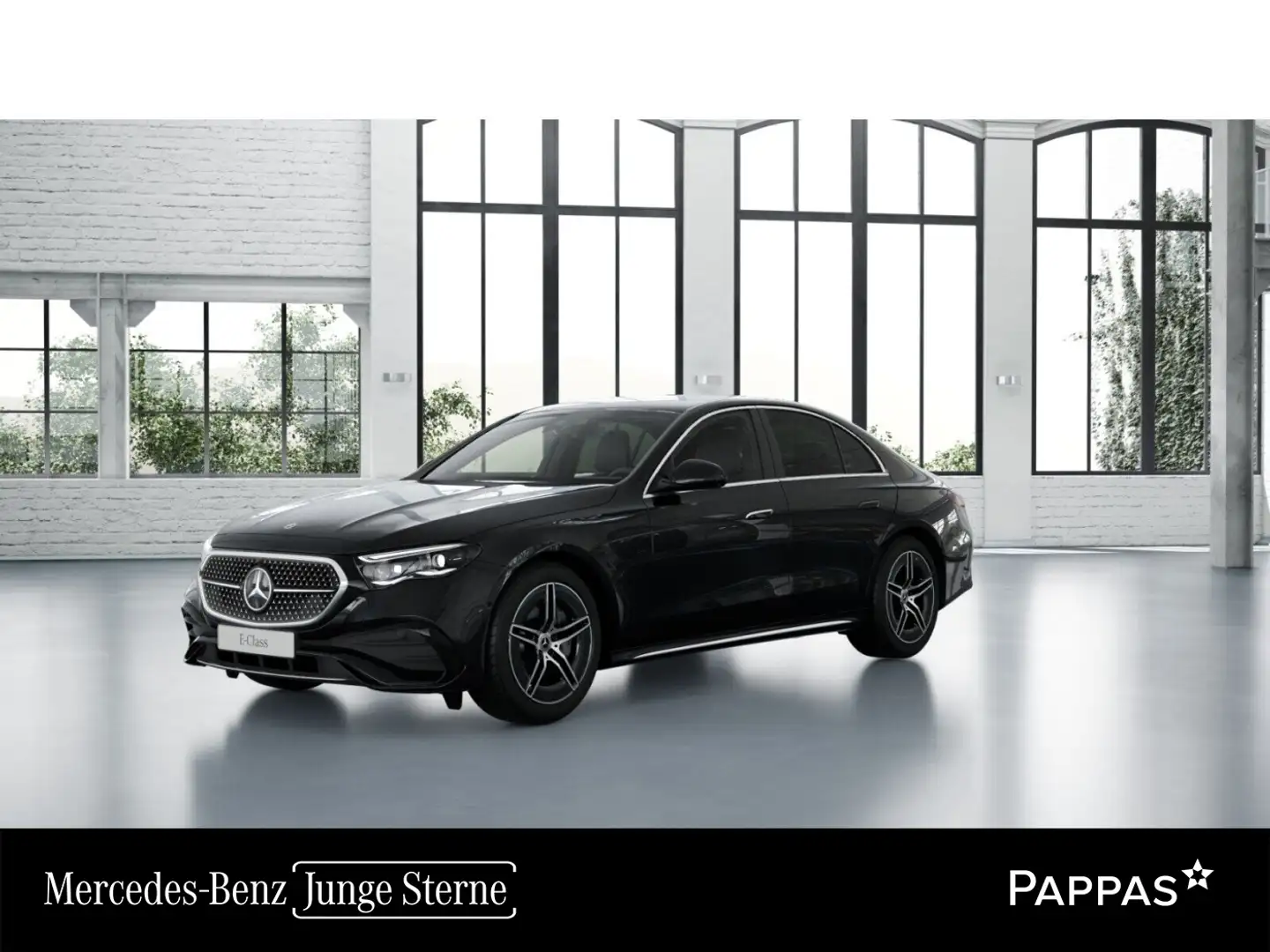 Mercedes-Benz E 220 d Limousine Totw LED Distr PTS Cam AHK SHZ Schwarz - 1