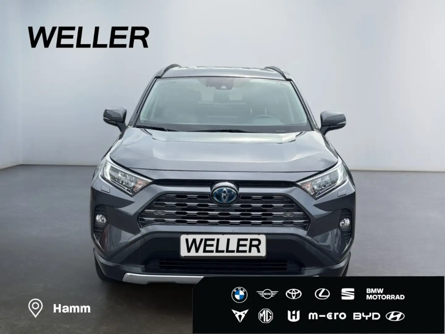 Toyota RAV 4 2.5 4x4 Hybrid Team D *AHK*el Heck*SHZ*Navi* Gris - 2