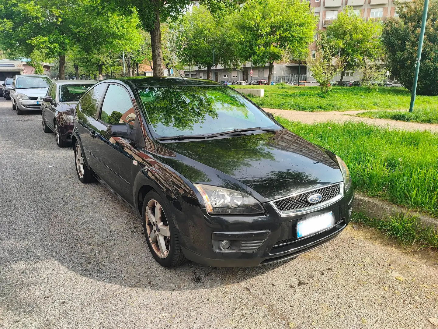 Ford Focus Focus II 2007 3p 1.8 tdci 115cv Nero - 2