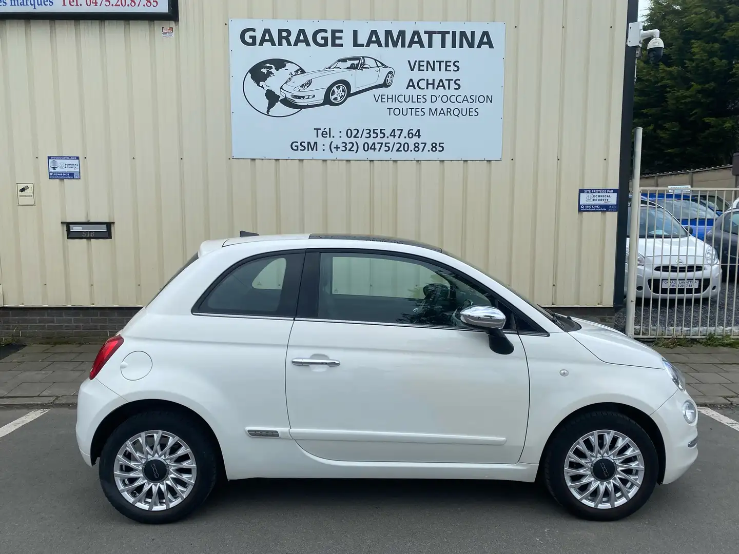 Fiat 500 1.2i Lounge nouveau modèle Blanc - 1