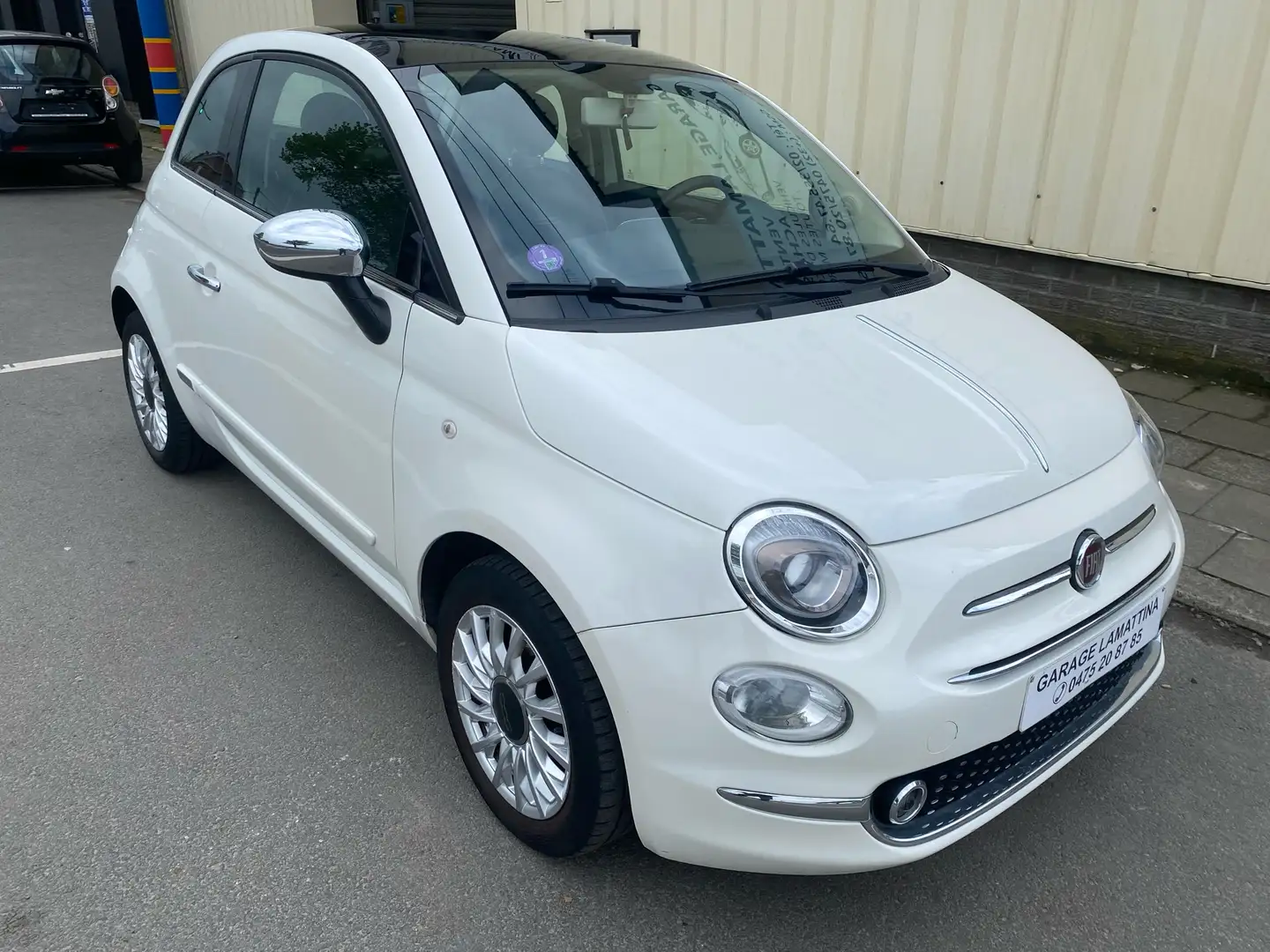 Fiat 500 1.2i Lounge nouveau modèle Blanc - 2