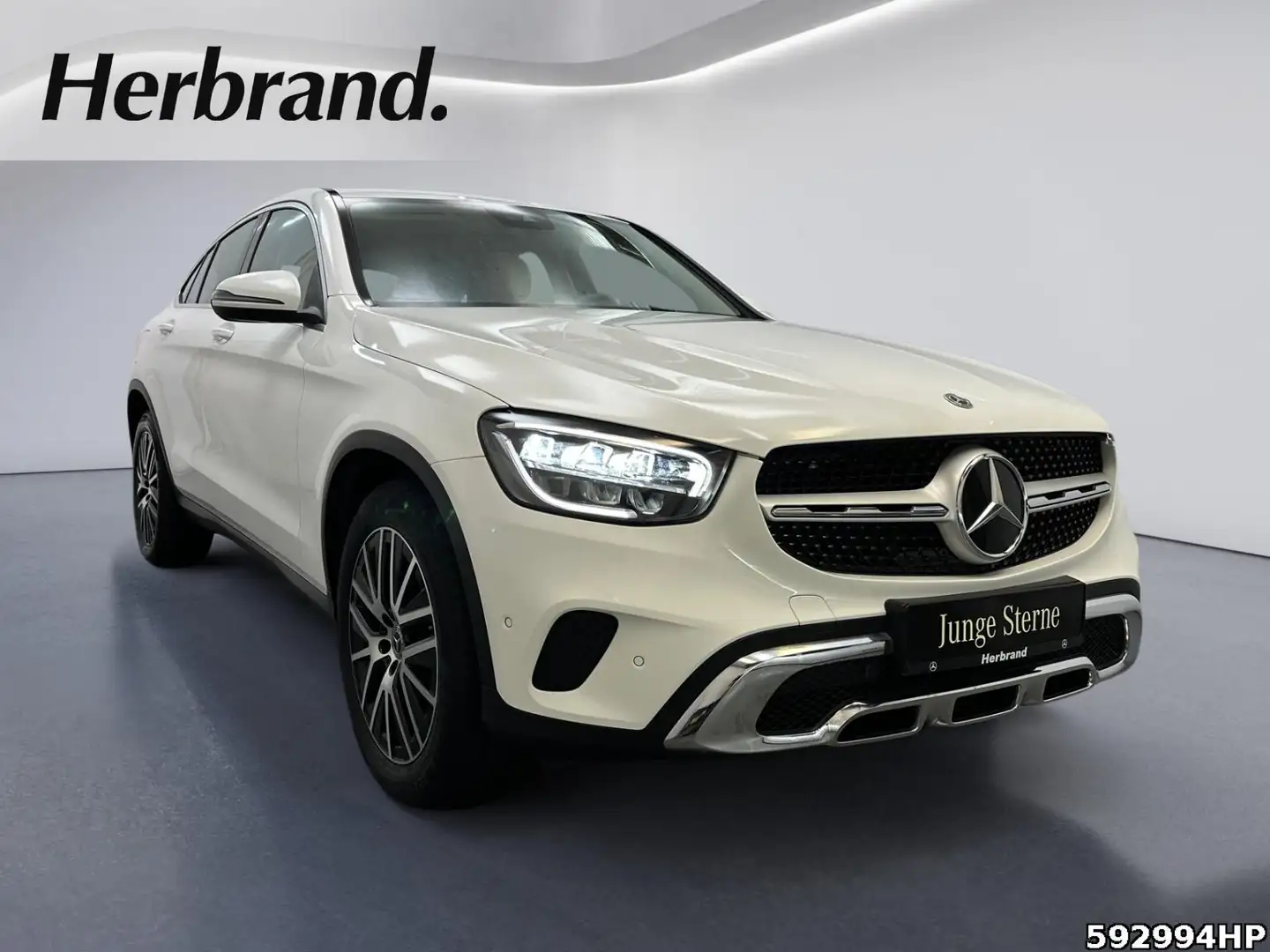 Mercedes-Benz GLC 220 d 4M Coupé MEMORY 19" CarPlay Rückfahrk. Weiß - 2