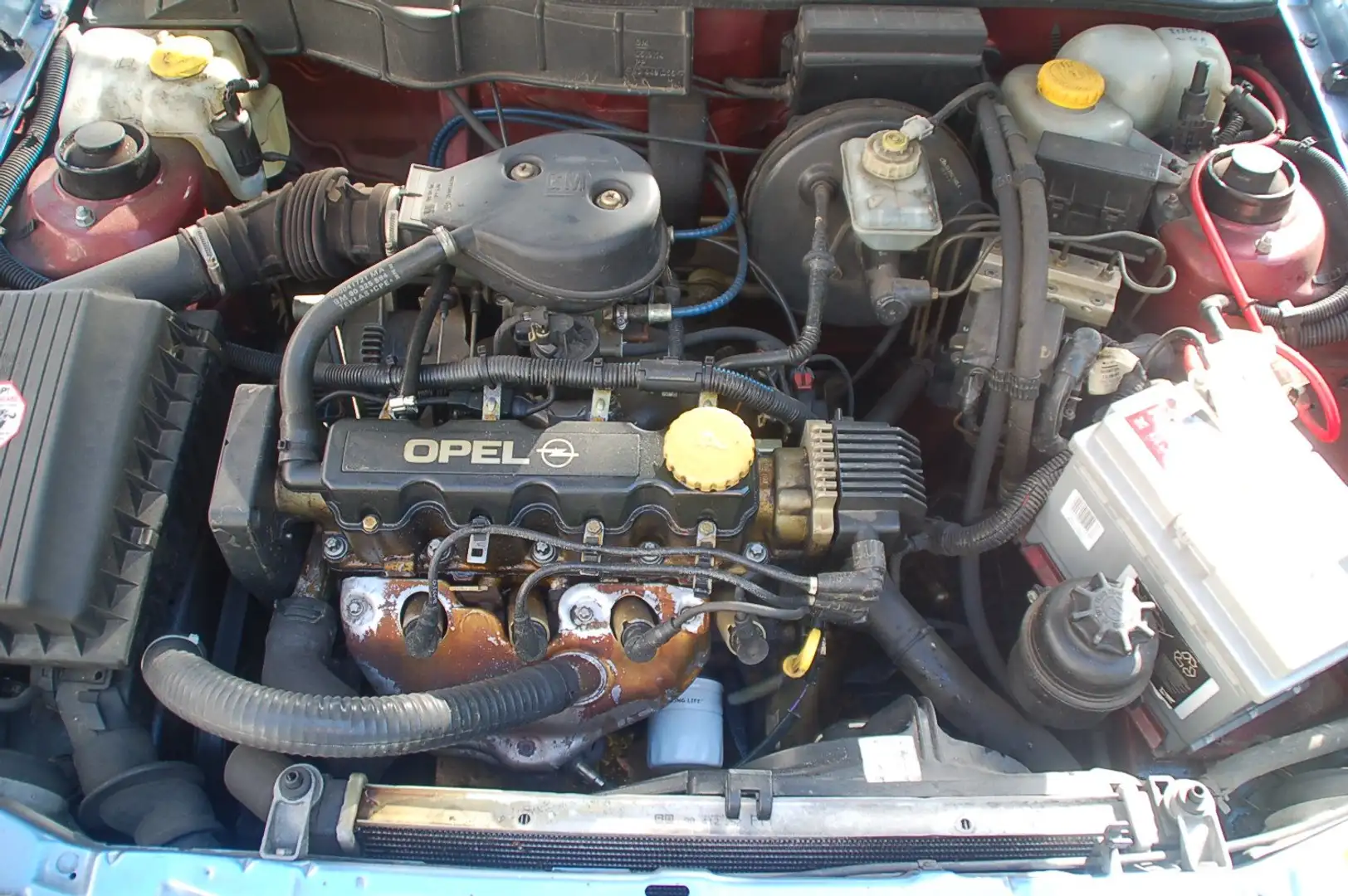 Oldtimer Opel Cabrio plava - 2
