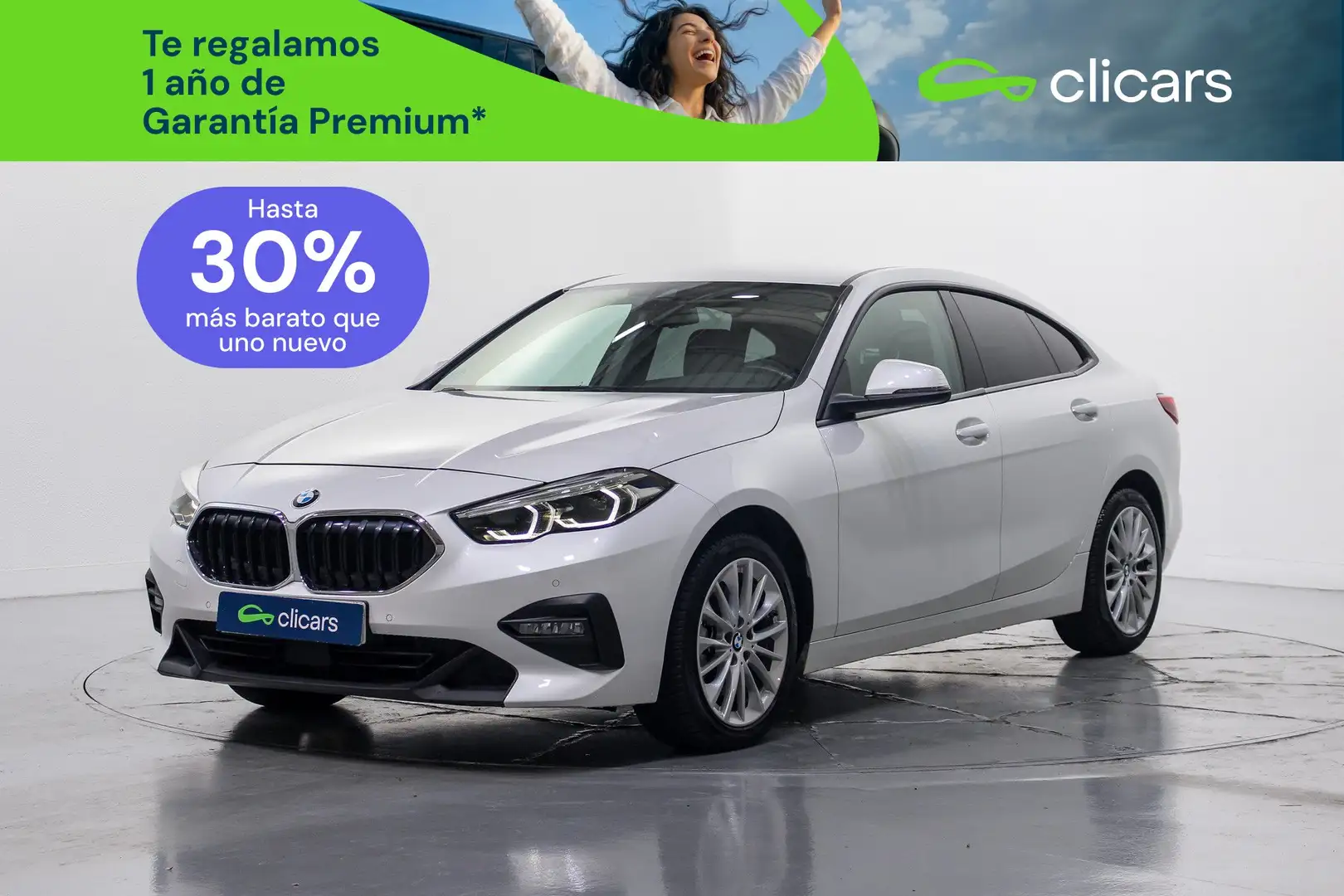 BMW 216 216dA Gran Coupé Blanco - 1
