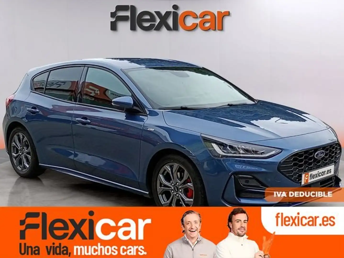 Ford Focus 1.0 Ecoboost MHEV 114kW ST-Line X Bleu - 1