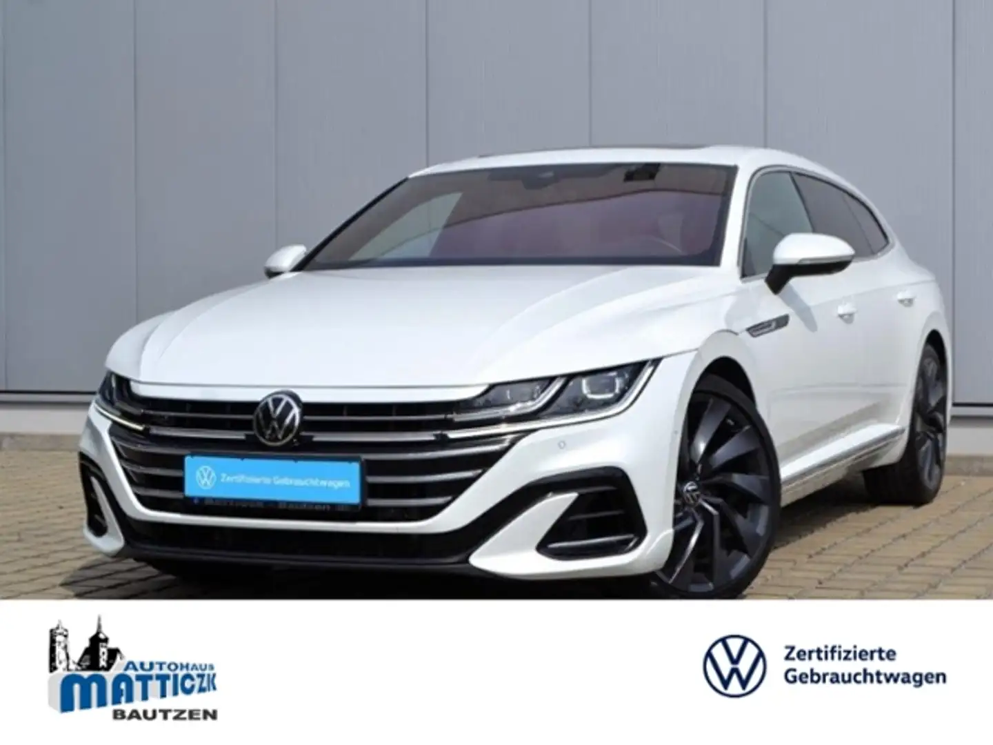 Volkswagen Arteon SB 2.0 TDI 200 PS 4Motion DSG R-Line VOLL/AHK/20- Blanc - 1