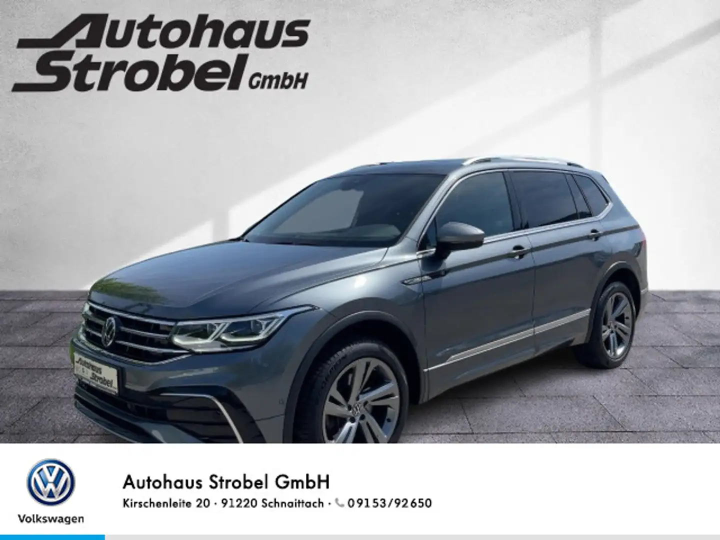 Volkswagen Tiguan Allspace 2.0 TSI DSG 4M R-Line AHK ACC LE Grau - 1