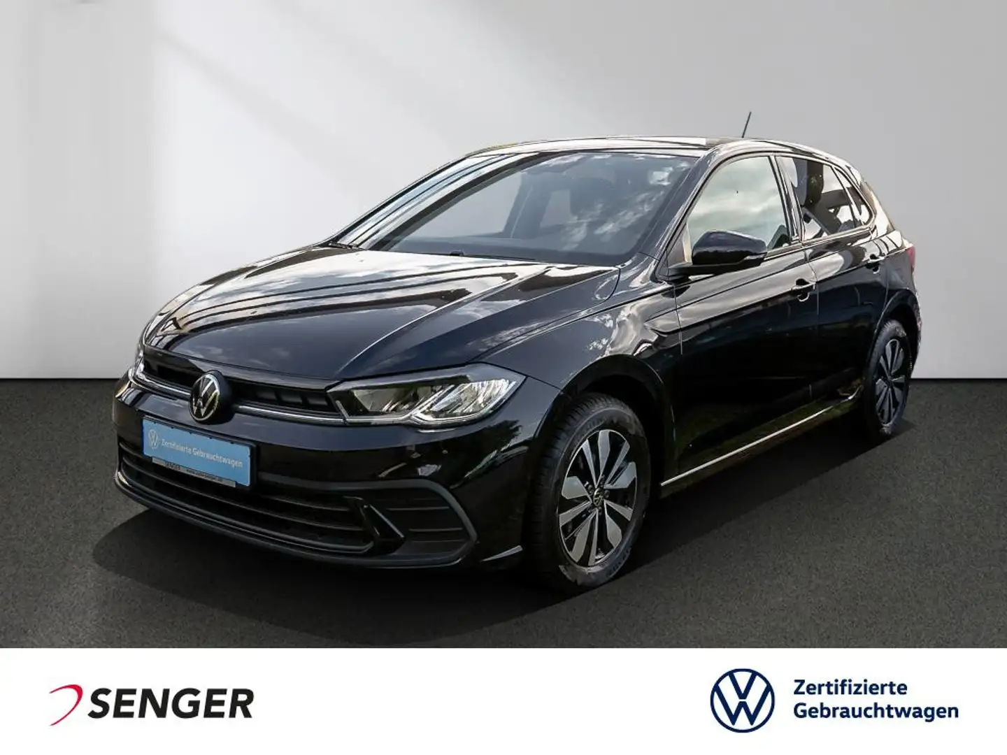 Volkswagen Polo 1.0 MPI Move Navi SHZ PDC APP-Connect Noir - 1