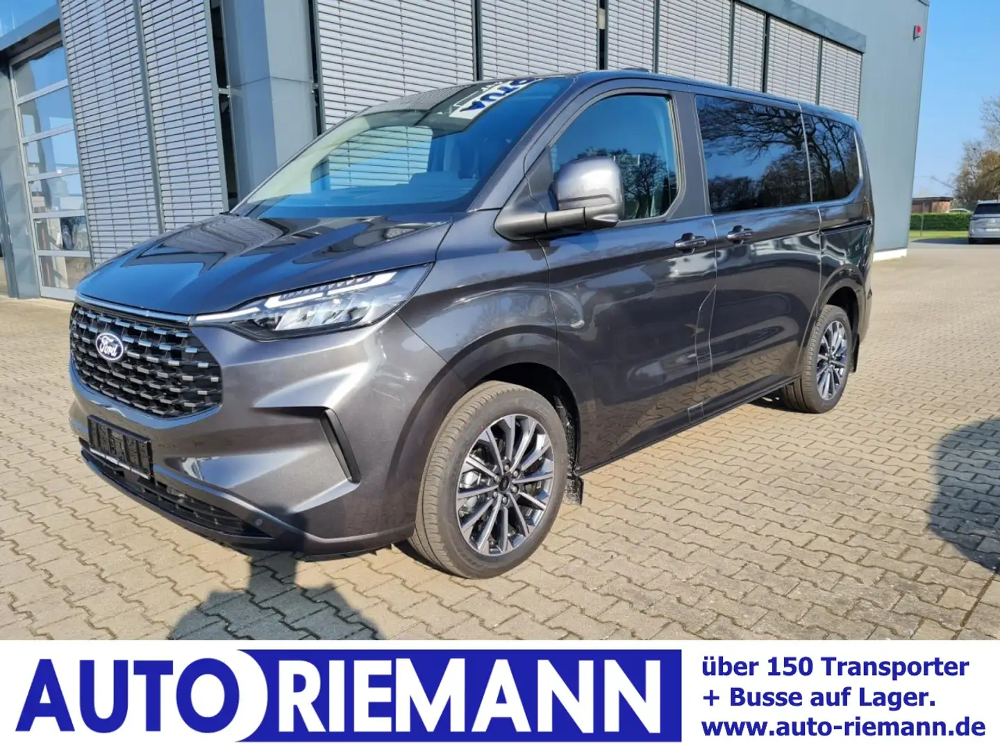 Ford Tourneo Custom 320 Titanium X L1 AHK LED LMF NAVI Klima Navi Grau - 1