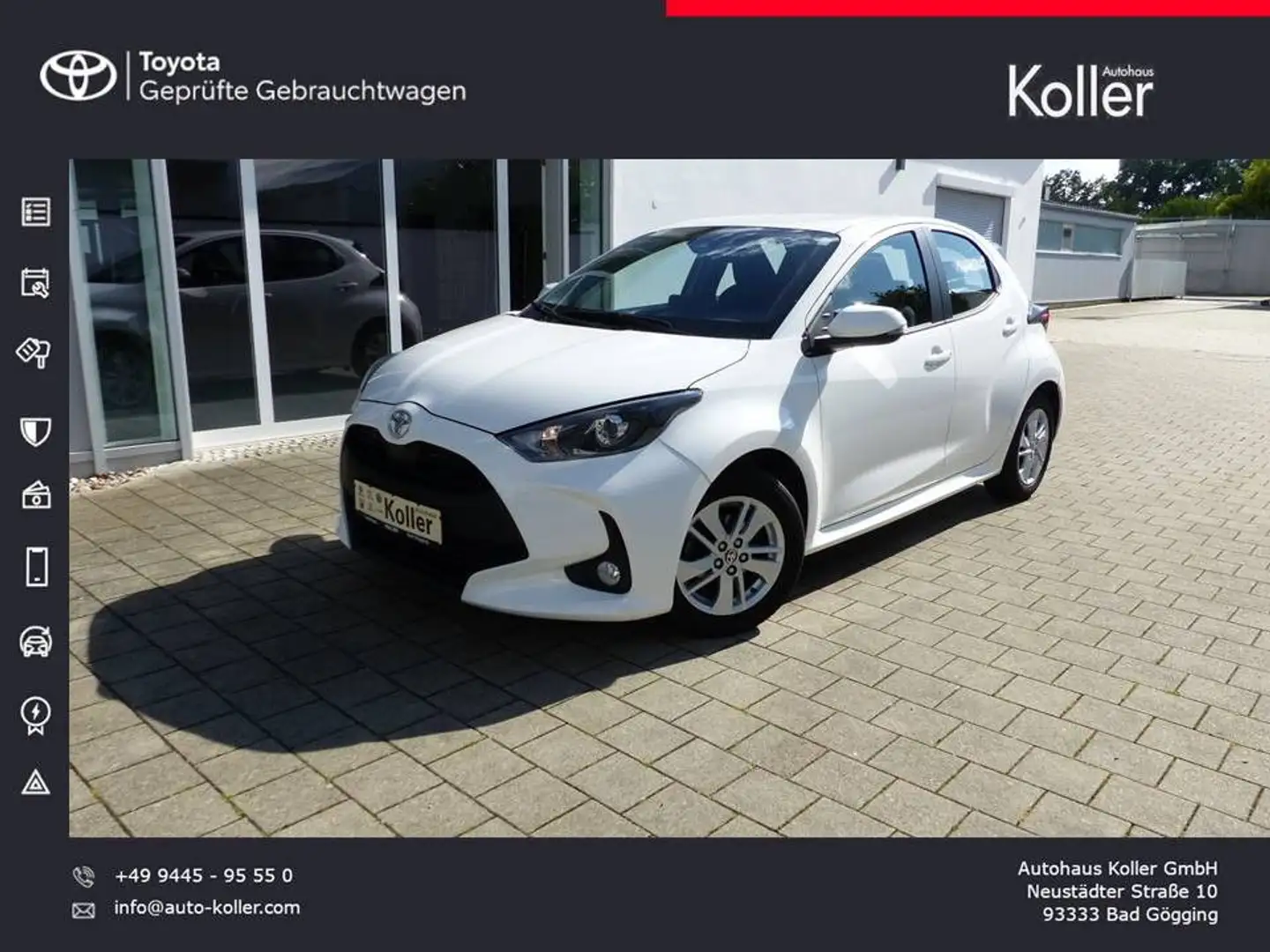 Toyota Yaris 1.5 VVT-iE Automatik Comfort Cam SHZ Alu Bianco - 1