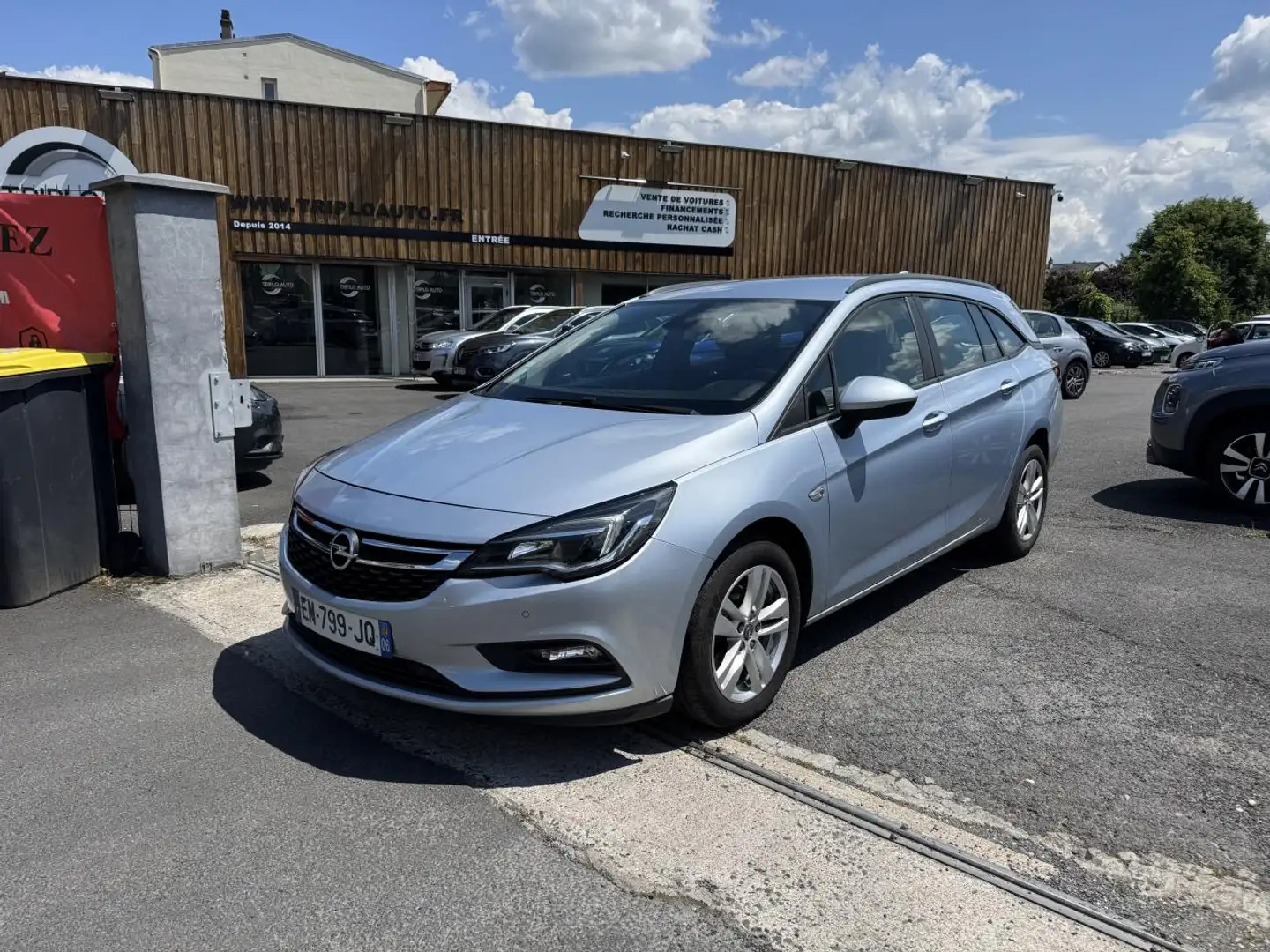 Opel Astra Sports Tourer BVA 1.6 CDTI - 136  Gps + Radar AR + Clim Gris - 1