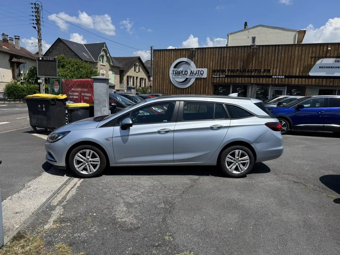 Opel Astra Sports Tourer BVA 1.6 CDTI - 136  Gps + Radar AR + Clim Gris - 2