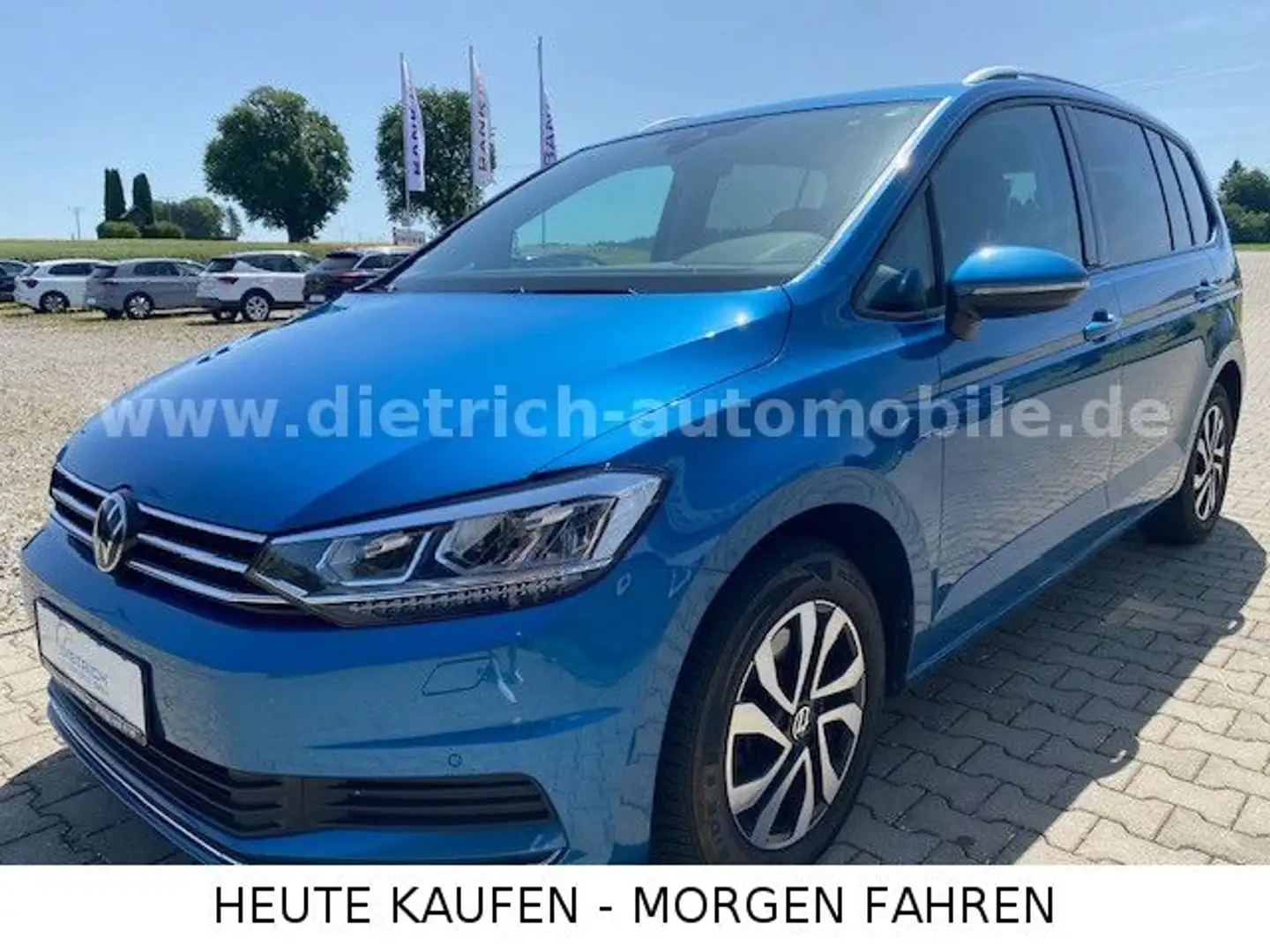 Volkswagen Touran Active 2,0 TDi DSG PDC SHZ ACC 7 SITZER Blau - 1