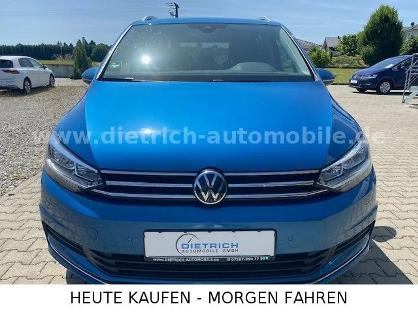 Volkswagen Touran Active 2,0 TDi DSG PDC SHZ ACC 7 SITZER Blau - 2