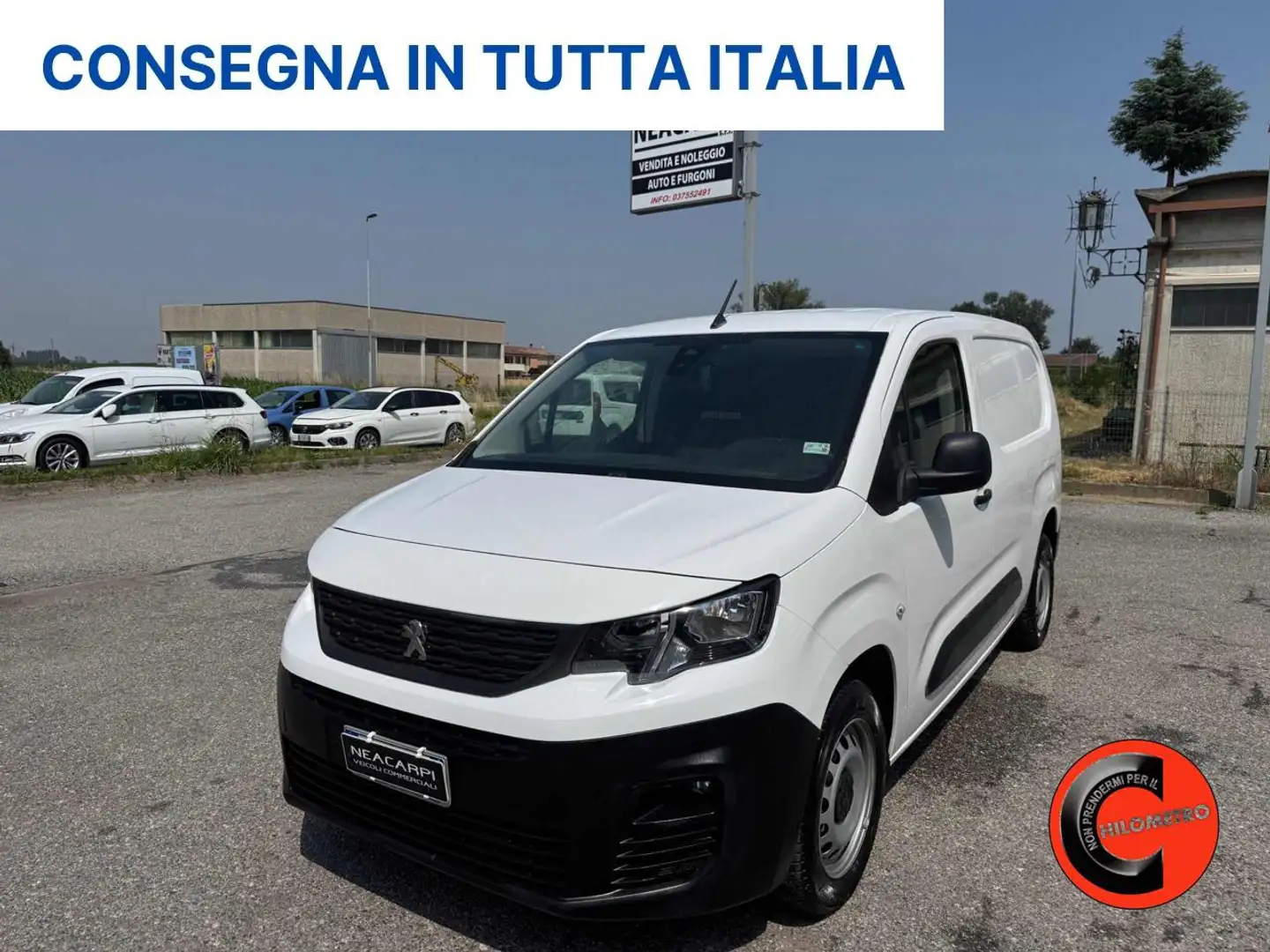 Peugeot Partner B.HDi 130 CV L2 PL-6 MARCE-CRUISE-PASSO LUNGO-E6D- Bianco - 1